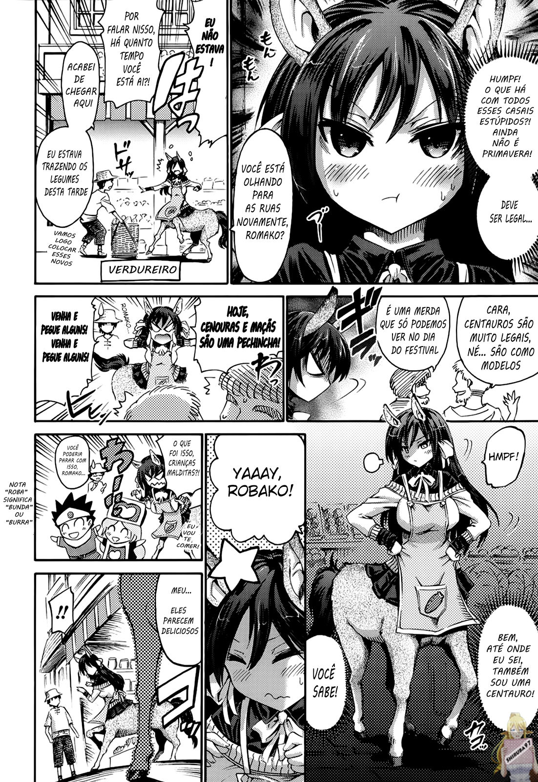 [Horitomo] Watashi datte Centaur nan Dakara ne! | Bem... eu sou uma centauro também, você sabe! (COMIC Unreal 2013-02 Vol. 41) [Portuguese-BR] [Shiruba97] Bildnummer 2