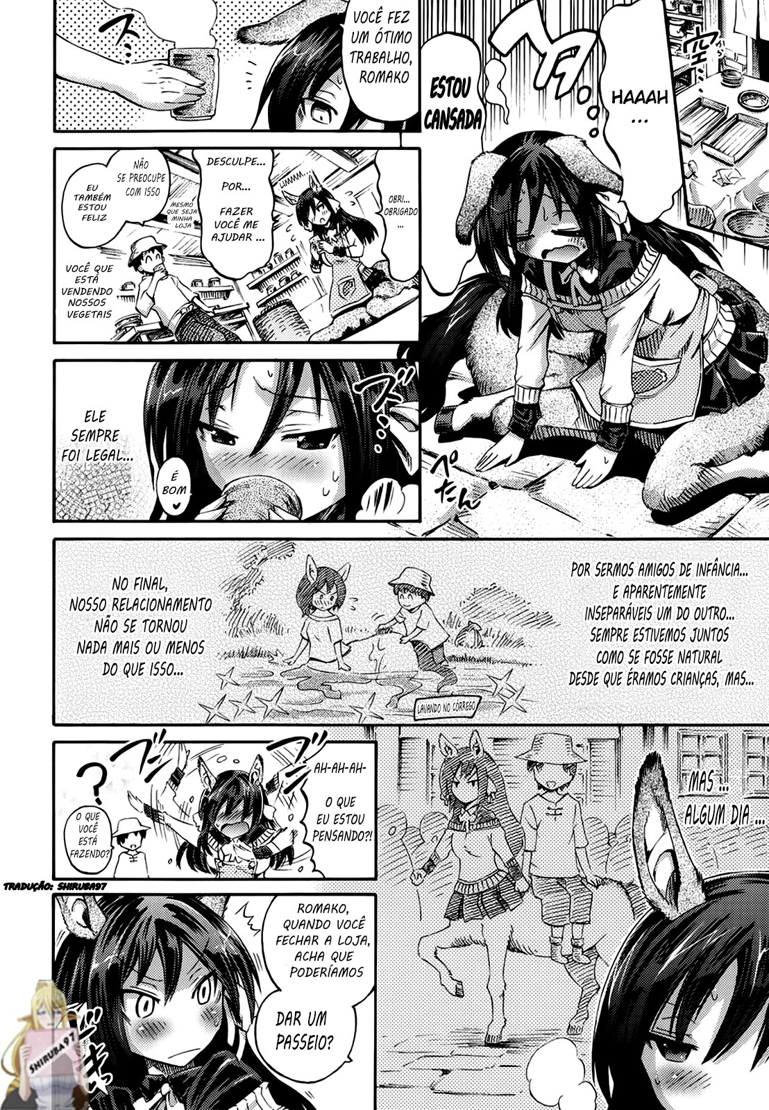 [Horitomo] Watashi datte Centaur nan Dakara ne! | Bem... eu sou uma centauro também, você sabe! (COMIC Unreal 2013-02 Vol. 41) [Portuguese-BR] [Shiruba97] Bildnummer 4