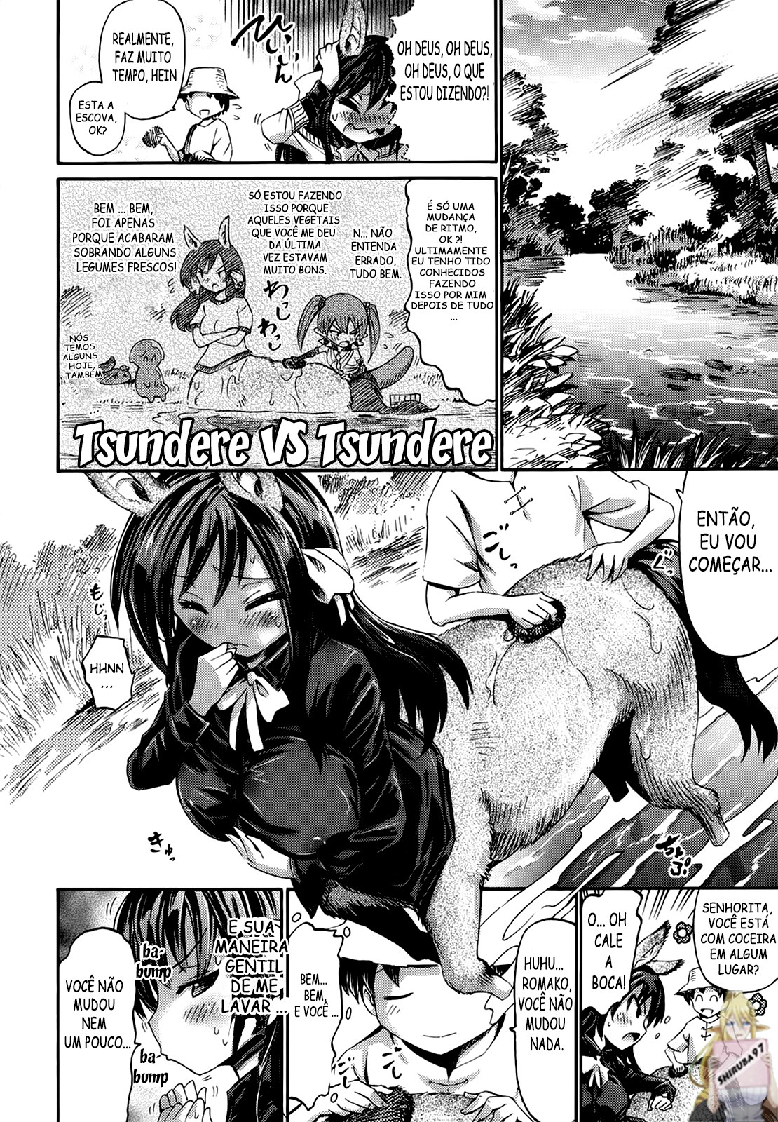 [Horitomo] Watashi datte Centaur nan Dakara ne! | Bem... eu sou uma centauro também, você sabe! (COMIC Unreal 2013-02 Vol. 41) [Portuguese-BR] [Shiruba97] Bildnummer 6