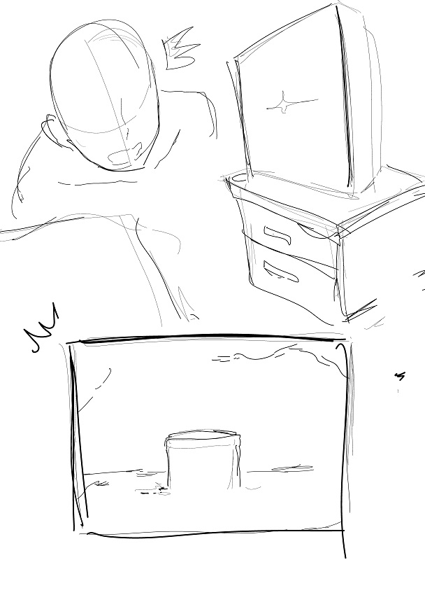 [A.PG] Manga -sadako- sketch (The Ring) imagen número 3