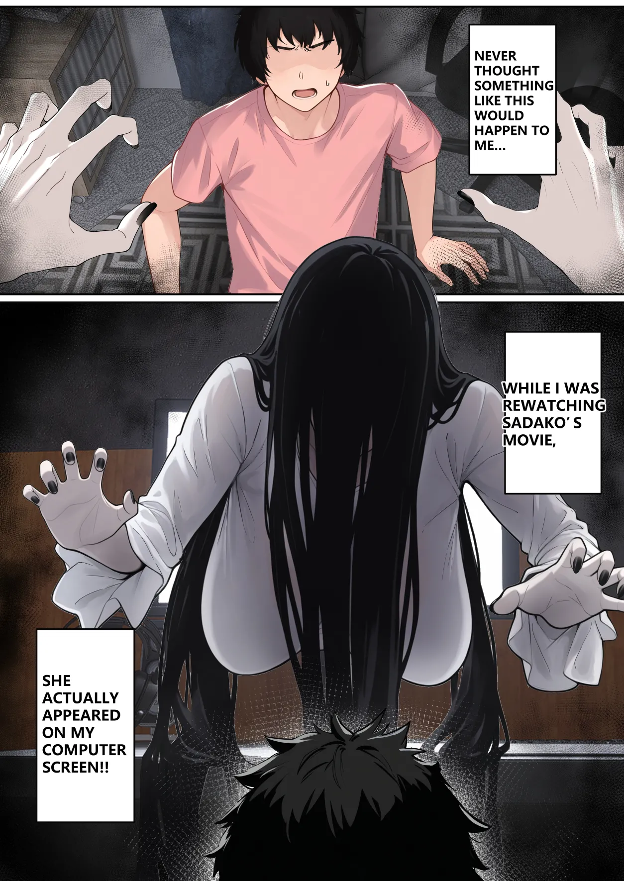 [pz-x] Regarding Sadako Getting Stuck On A Computer Screen [English] image number 2