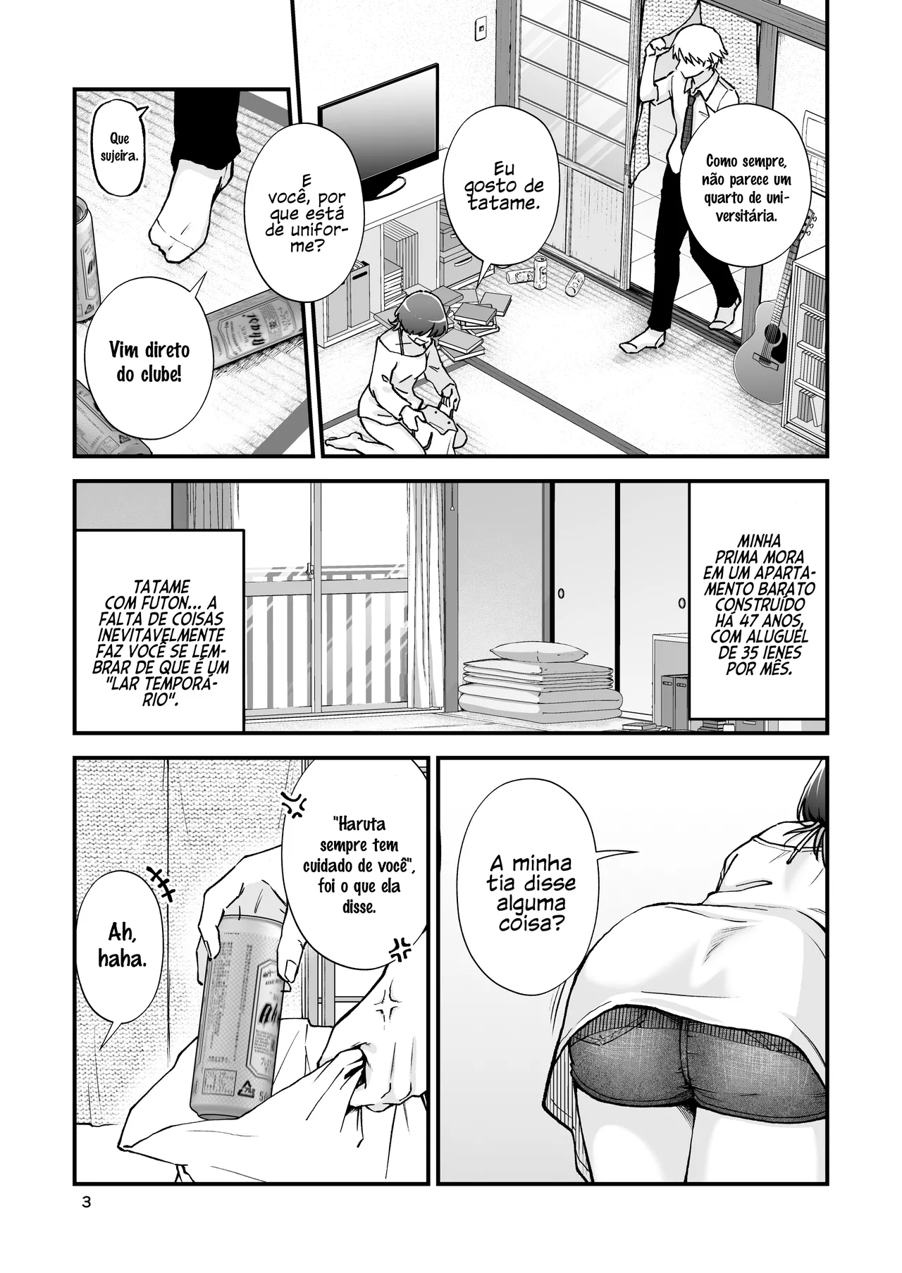 [Seifuku Monochrome (Yotaka no Yona)] Itoko Doushi -Dosukebe Mizugi to Manatsu no Genkai Dorodoro SEX- | Brincadeiras Gostosas no Verão [Portuguese-BR] [Jonas Rosa] [Digital] 图片编号 4