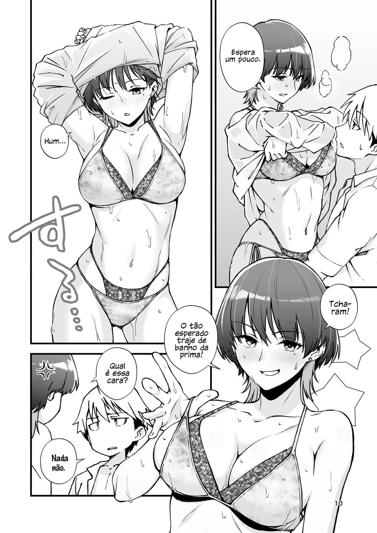 [Seifuku Monochrome (Yotaka no Yona)] Itoko Doushi -Dosukebe Mizugi to Manatsu no Genkai Dorodoro SEX- | Brincadeiras Gostosas no Verão [Portuguese-BR] [Jonas Rosa] [Digital] 图片编号 11