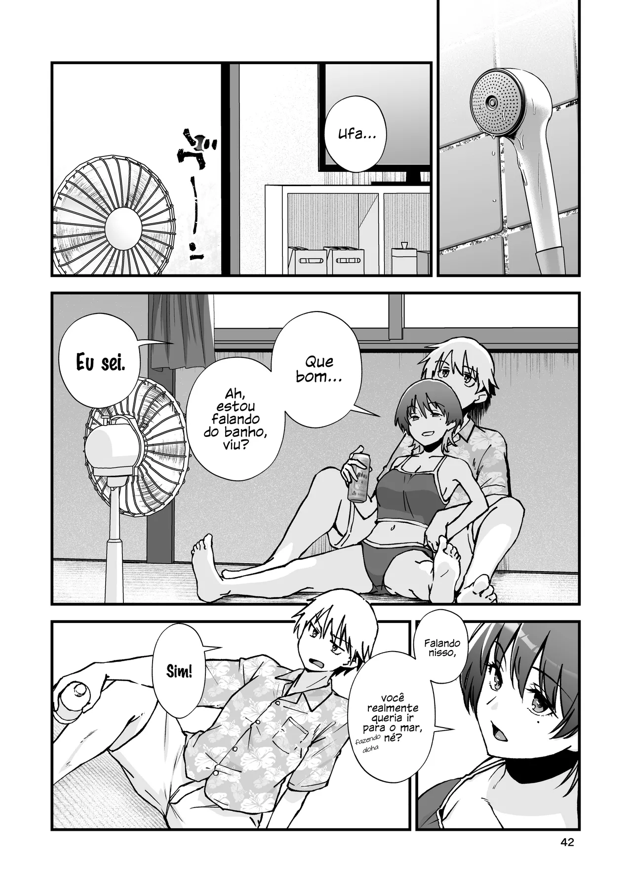 [Seifuku Monochrome (Yotaka no Yona)] Itoko Doushi -Dosukebe Mizugi to Manatsu no Genkai Dorodoro SEX- | Brincadeiras Gostosas no Verão [Portuguese-BR] [Jonas Rosa] [Digital] 图片编号 43