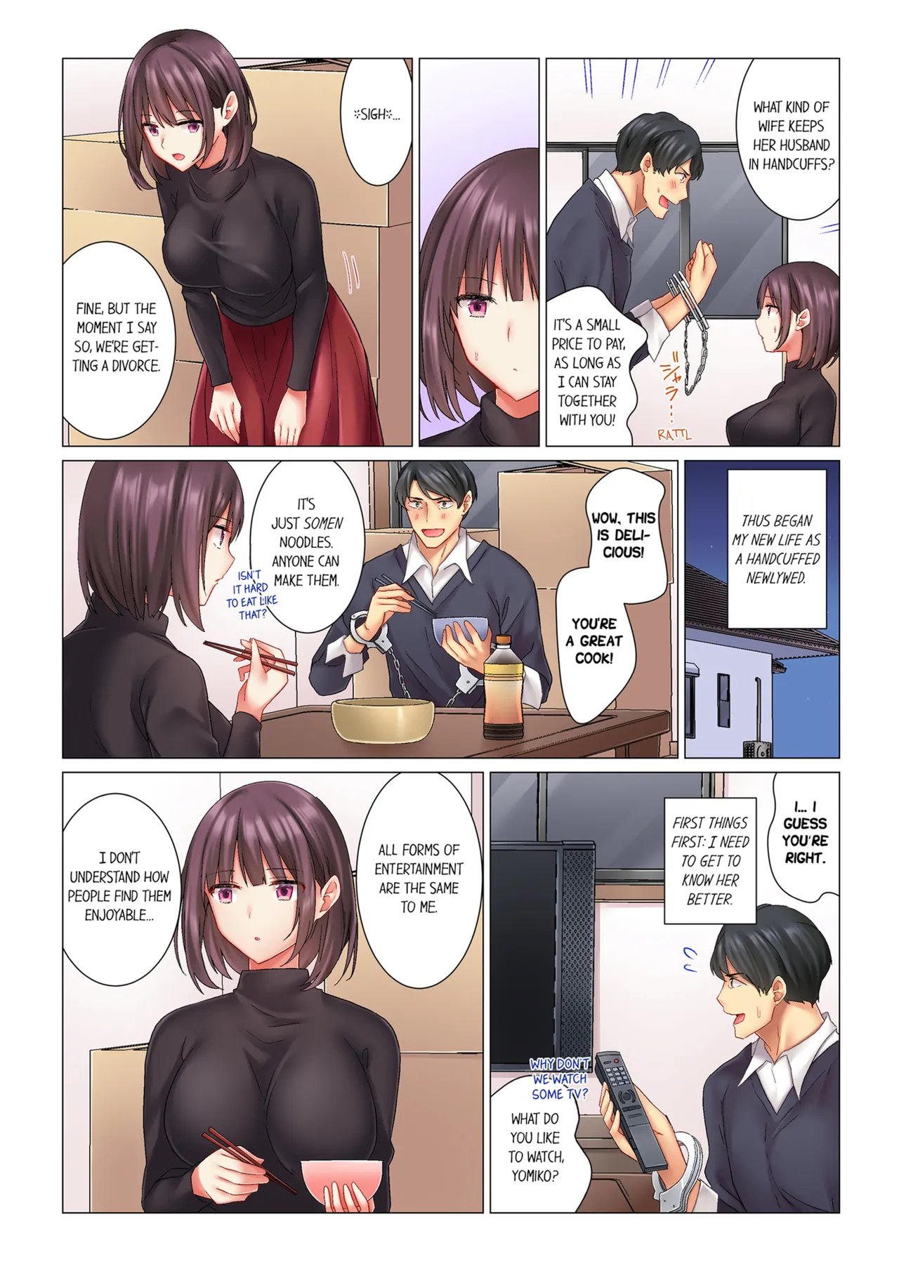 [Nanakusa Amane] Cool na Niizuma to no Shinkon Seikatsu wa Amari ni mo... Yarashikatta  | Our Kinky Newlywed Life Vol. 1 [English] [Decensored] [Ongoing] image number 7