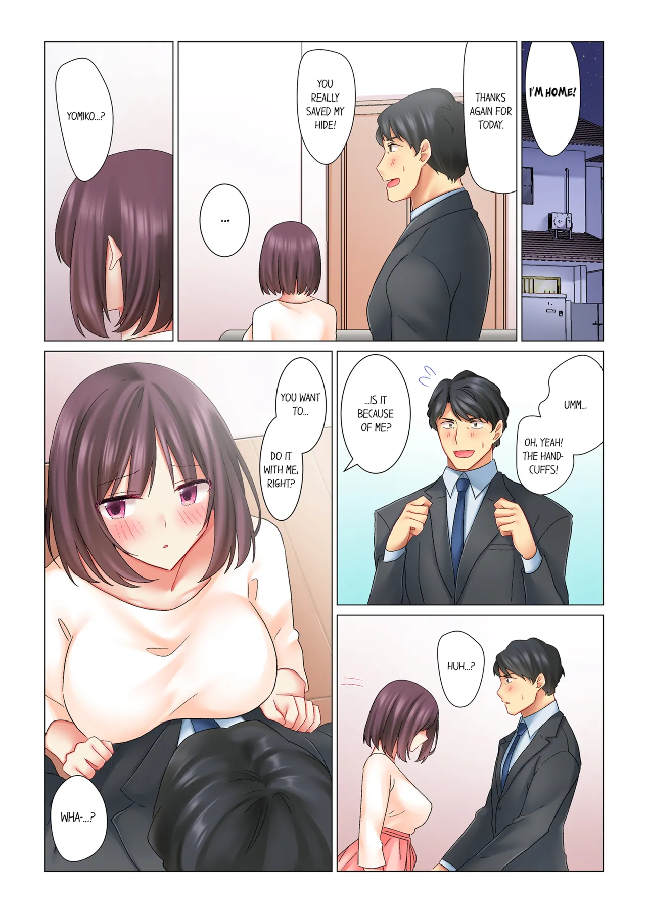 [Nanakusa Amane] Cool na Niizuma to no Shinkon Seikatsu wa Amari ni mo... Yarashikatta  | Our Kinky Newlywed Life Vol. 1 [English] [Decensored] [Ongoing] image number 56