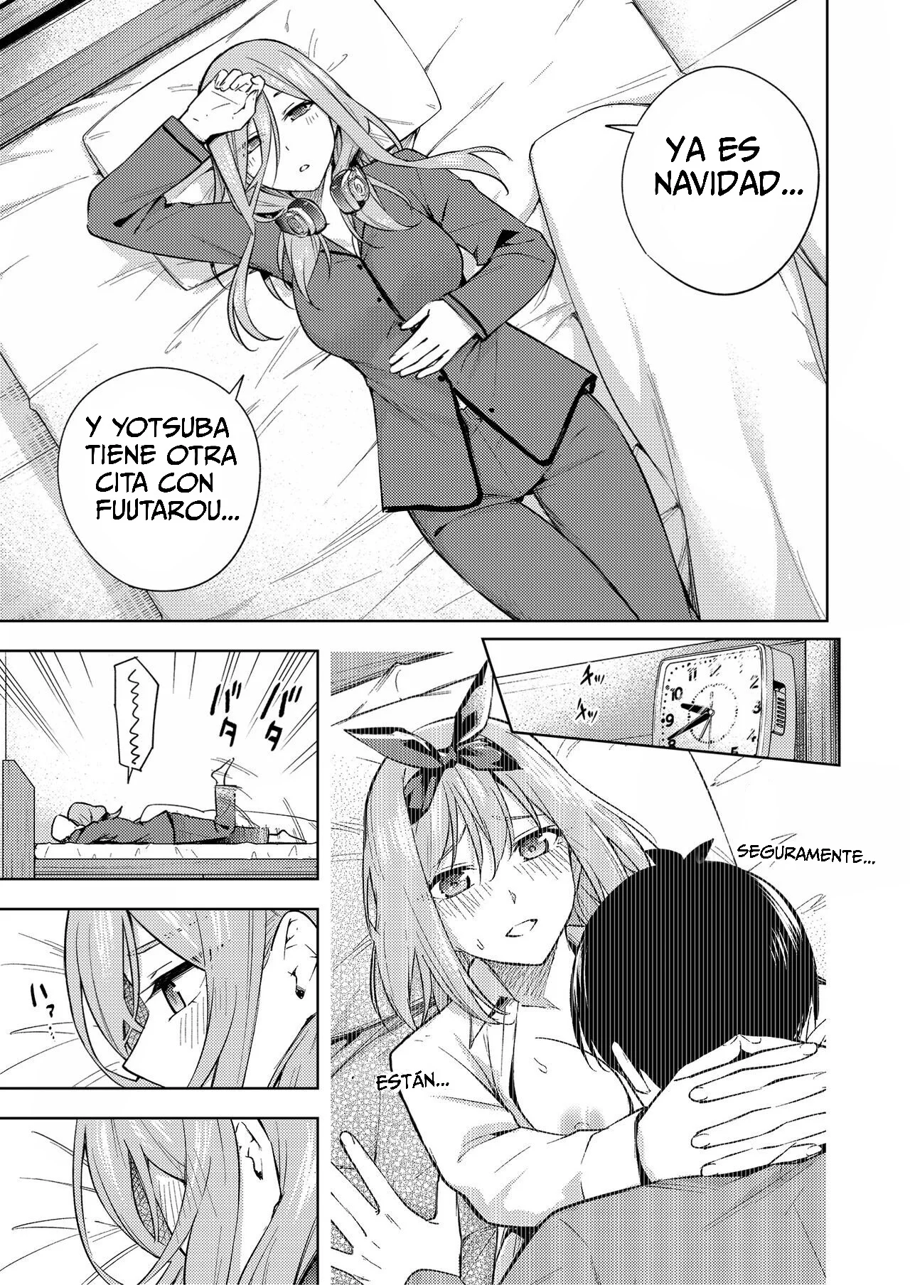 [Kozuki Sousaku Dokoro (Kozuki)] Chri Bocchi Miku - Miku Está Sola en Navidad. (Gotoubun no Hanayome) [Spanish] [The pond] [Digital] imagen número 3