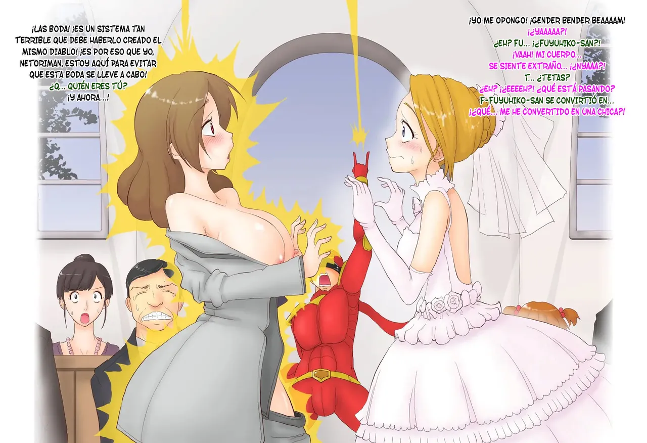 Nyotaika Netoriman ~Aisuru Hito ga Miteiru Mae de Nyotai ni Kaerare Netorareru 4-nin no Otoko-tachi~ [TF SCANS] 图片编号 37