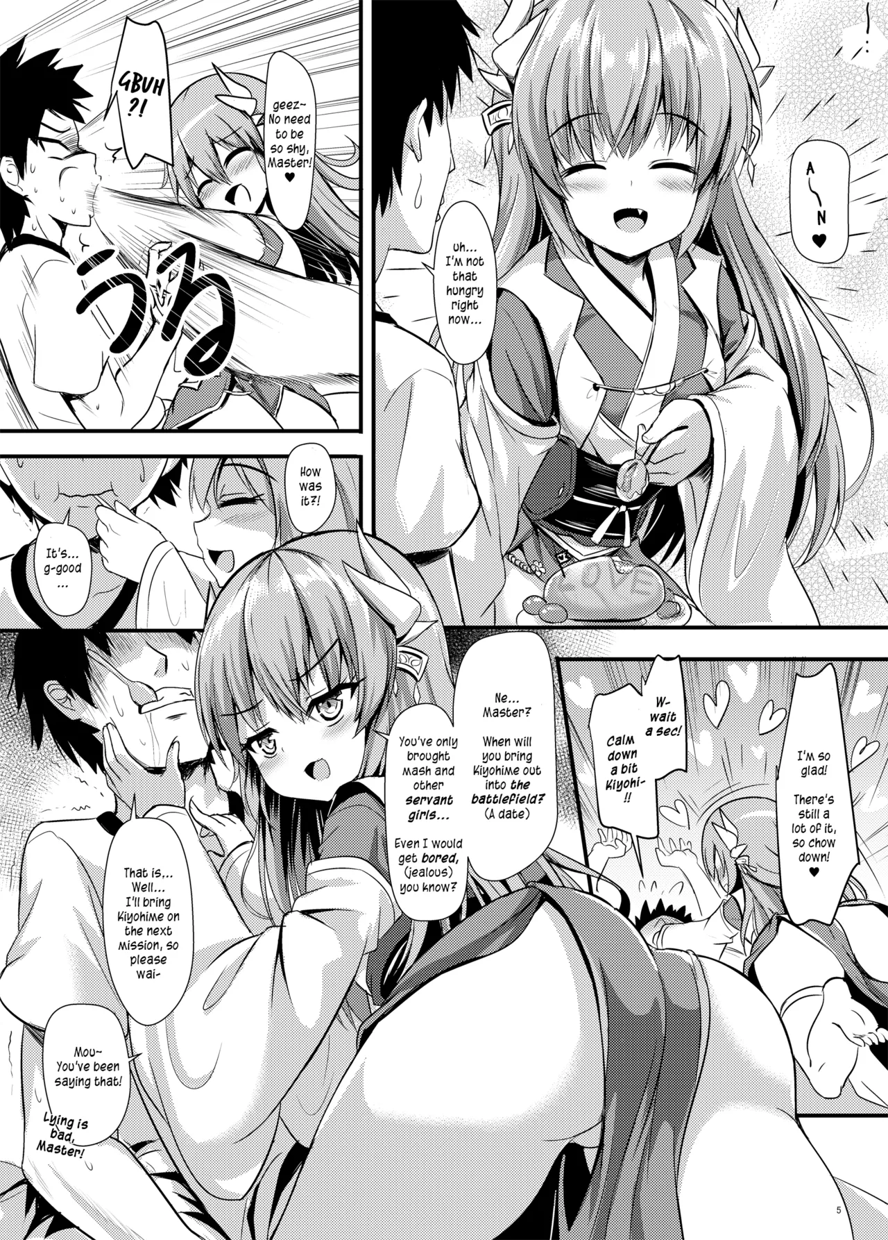 [Milkshake Work (Milkshake)] Master ni wa Kiyohime ga Ireba Ii no desu | All that Master need is Kiyohime (Fate/Grand Order) [English] [DeppoTL] [Digital] изображение № 6