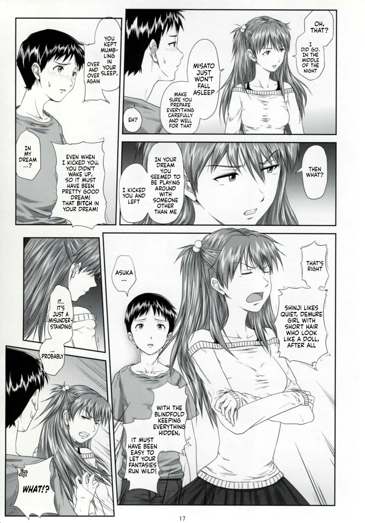 (C77) [Daiznosusume (Toyama Teiji, Saitou Kusuo)] We are (not) dolls. 2 (Rebuild of Evangelion) [English] [2028cb] image number 16