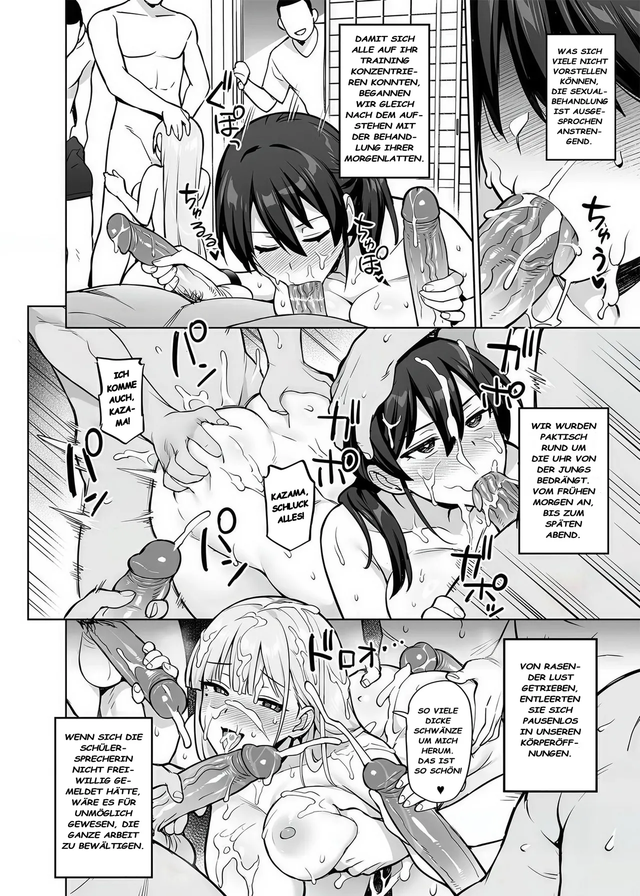 [TRY&Hougen Futari Shakai (Try)] Seitokai no Joshi-tachi ga Kyonyuu Sugiru Ken [German] [Decensored] Bildnummer 27