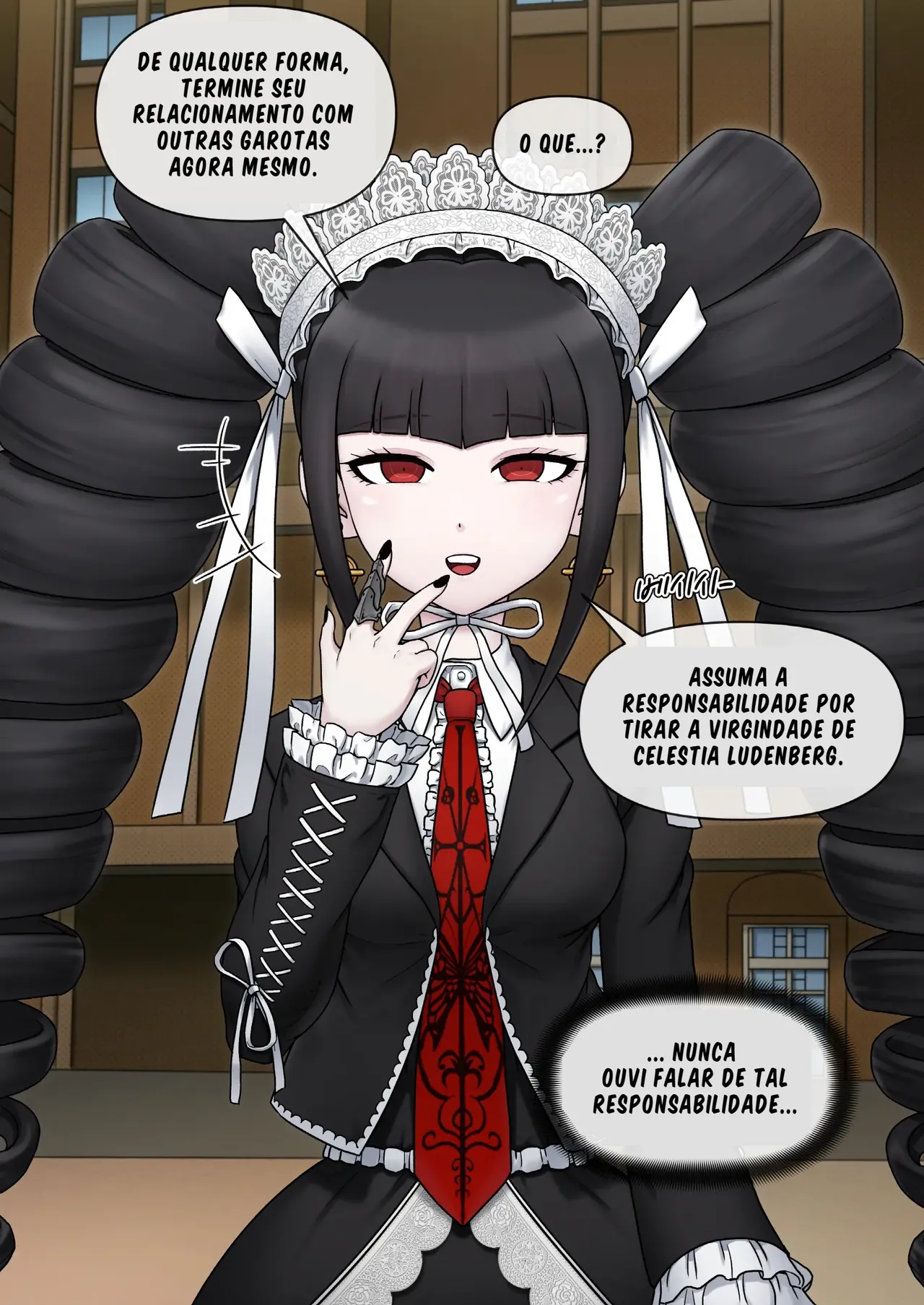 Celestia Ludenberg [Portuguese-BR] [BLACKSUB] image number 5