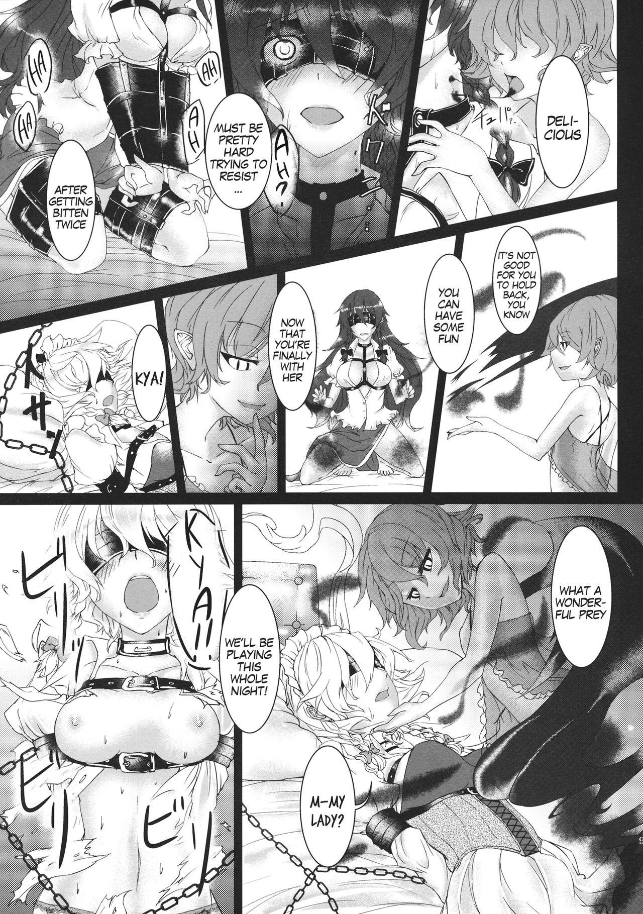 (Konohana Sakuya 6) [Shichirin Taisha (Ikoma Kazuki)] SLAVE or LOVE (Touhou Project) [English] [MegaFagget] imagen número 8