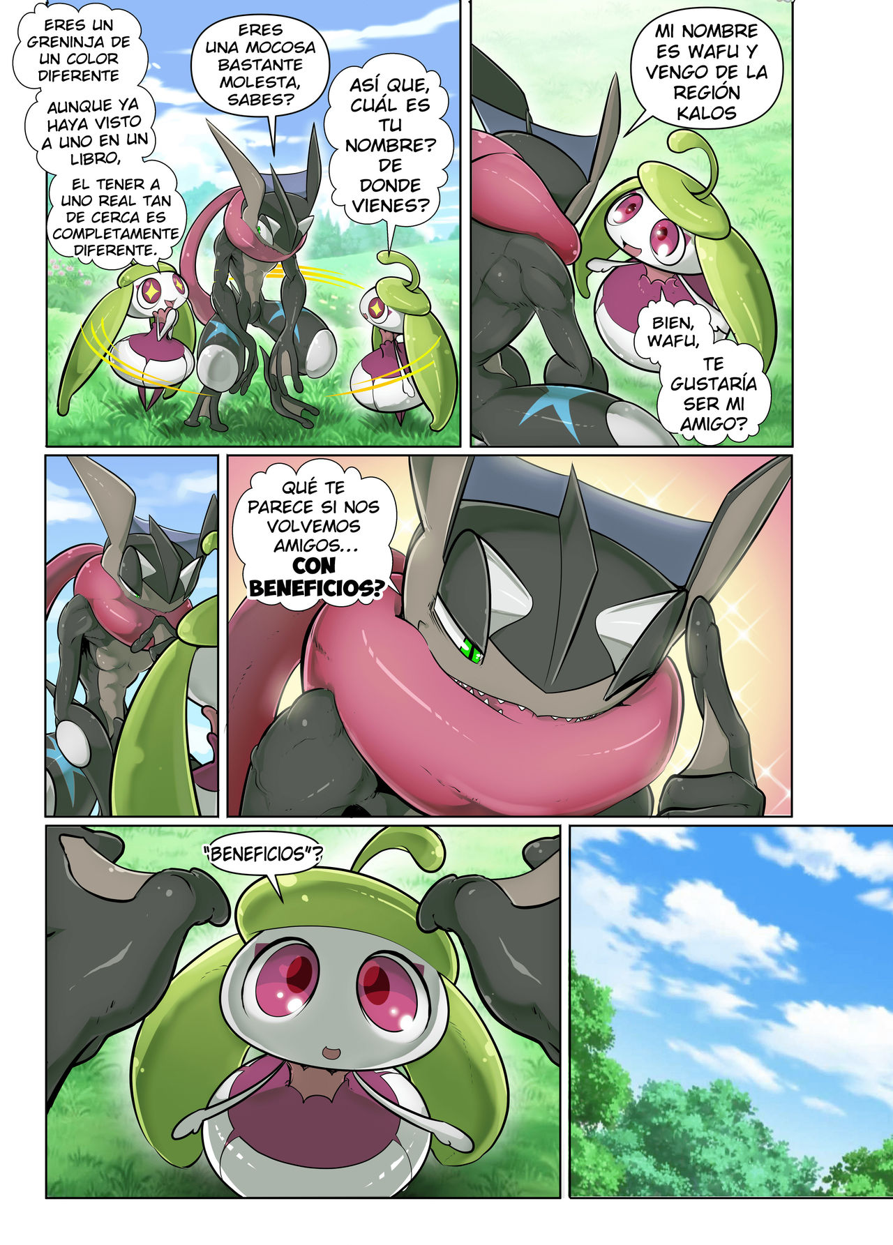 Jakuniku Koukan in Alola Sun Hen | Evil Greninja In Alola Sun (Spanish) [kalock] imagen número 11