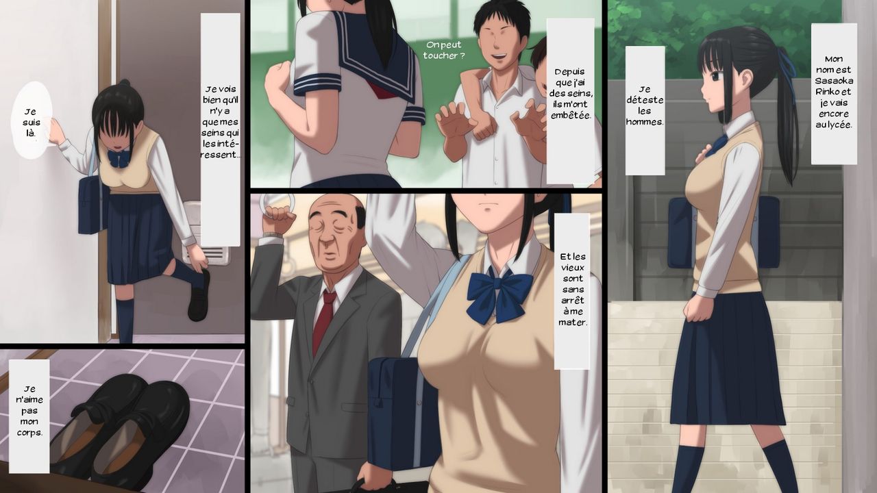 [Artienne] Majime na JK ga Ero Jidori ni Hamatte Saishuuteiki ni Oji-san to SEX suru Hanashi [French] [Zer0] numero di immagine  2