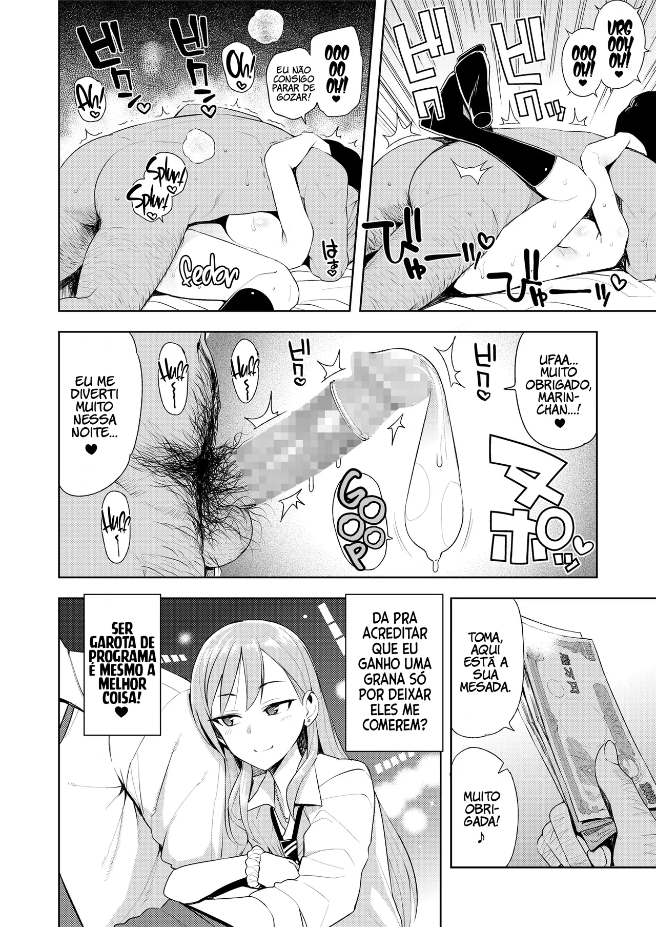 [Tamagoro] JK-ENKO ~Hiiragi Marin no Baai~ | High School Call Girl ~The Case of Marin Hiiragi~ (COMIC saseco Vol. 2) [pt-BR] [Bakai.org] [Digital] image number 6