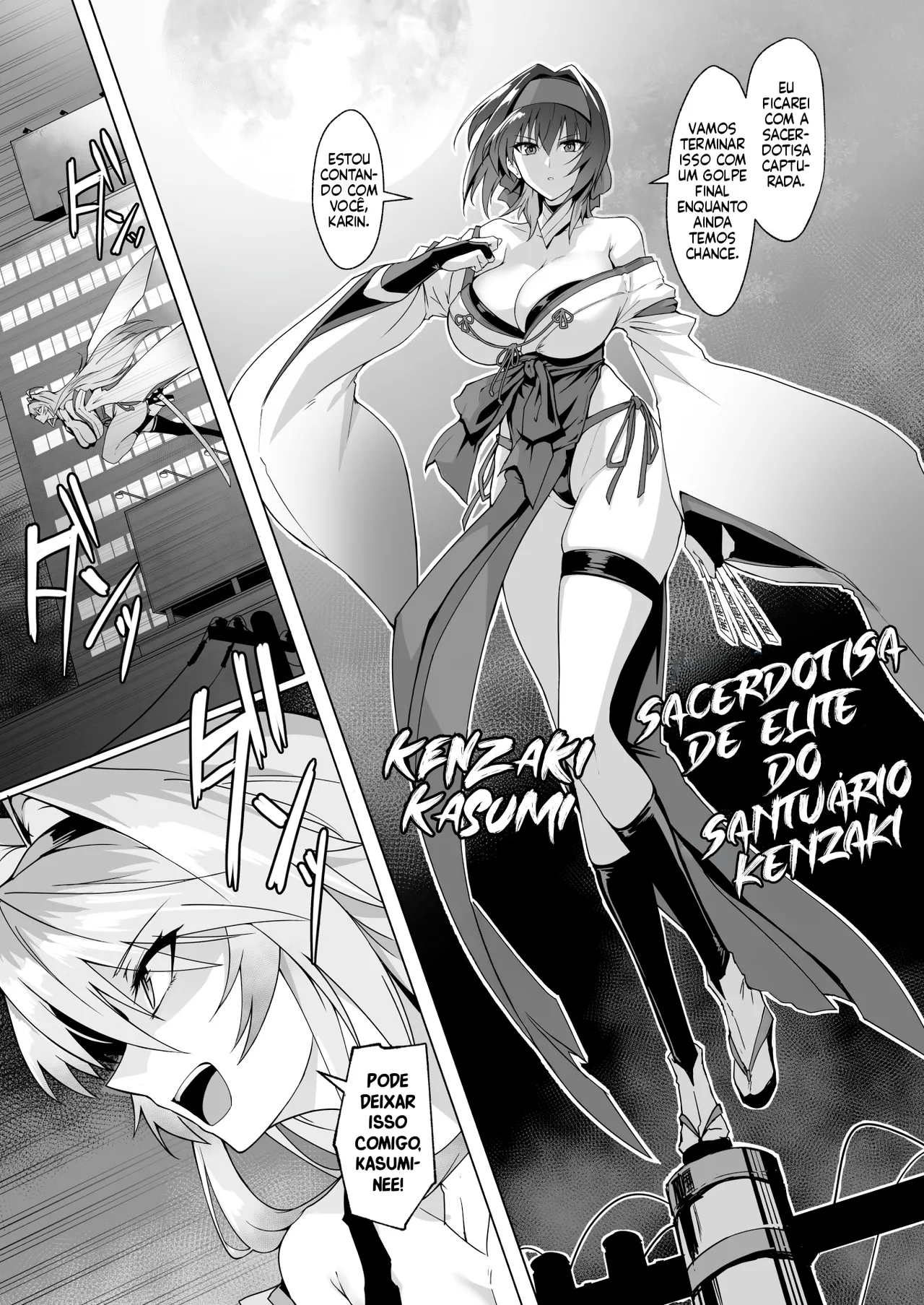 [Hokkebain! (Halcon)] Hama no Miko Ingoku ni Otsu | Exorcist Maidens: The Fall to Lustful Hell [pt-BR] [Bakai.org] [Digital] image number 6