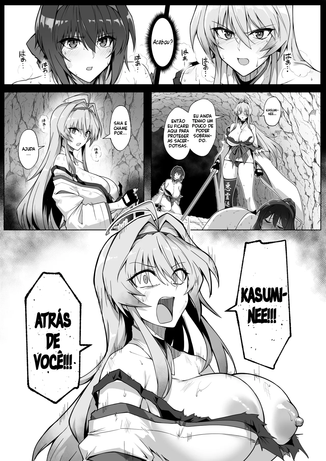 [Hokkebain! (Halcon)] Hama no Miko Ingoku ni Otsu | Exorcist Maidens: The Fall to Lustful Hell [pt-BR] [Bakai.org] [Digital] image number 26