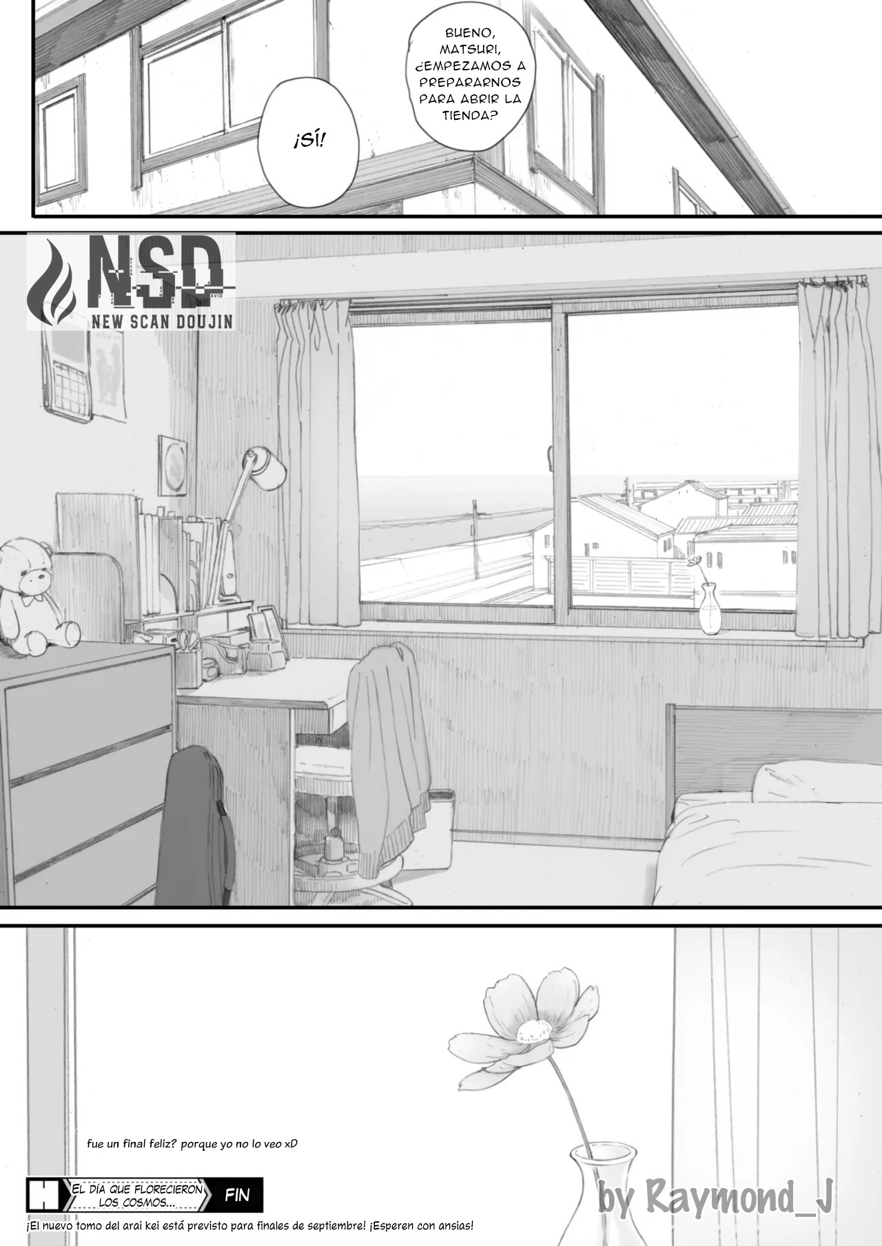 [Arai Kei] Kosmos ga Saita Hi ni Ch. 5 and End + Omake｜El Día que Florecieron los Cosmos Cap. 5 y Final + Extra [Spanish] [New Scan Doujin] [Digital] 이미지 번호 104