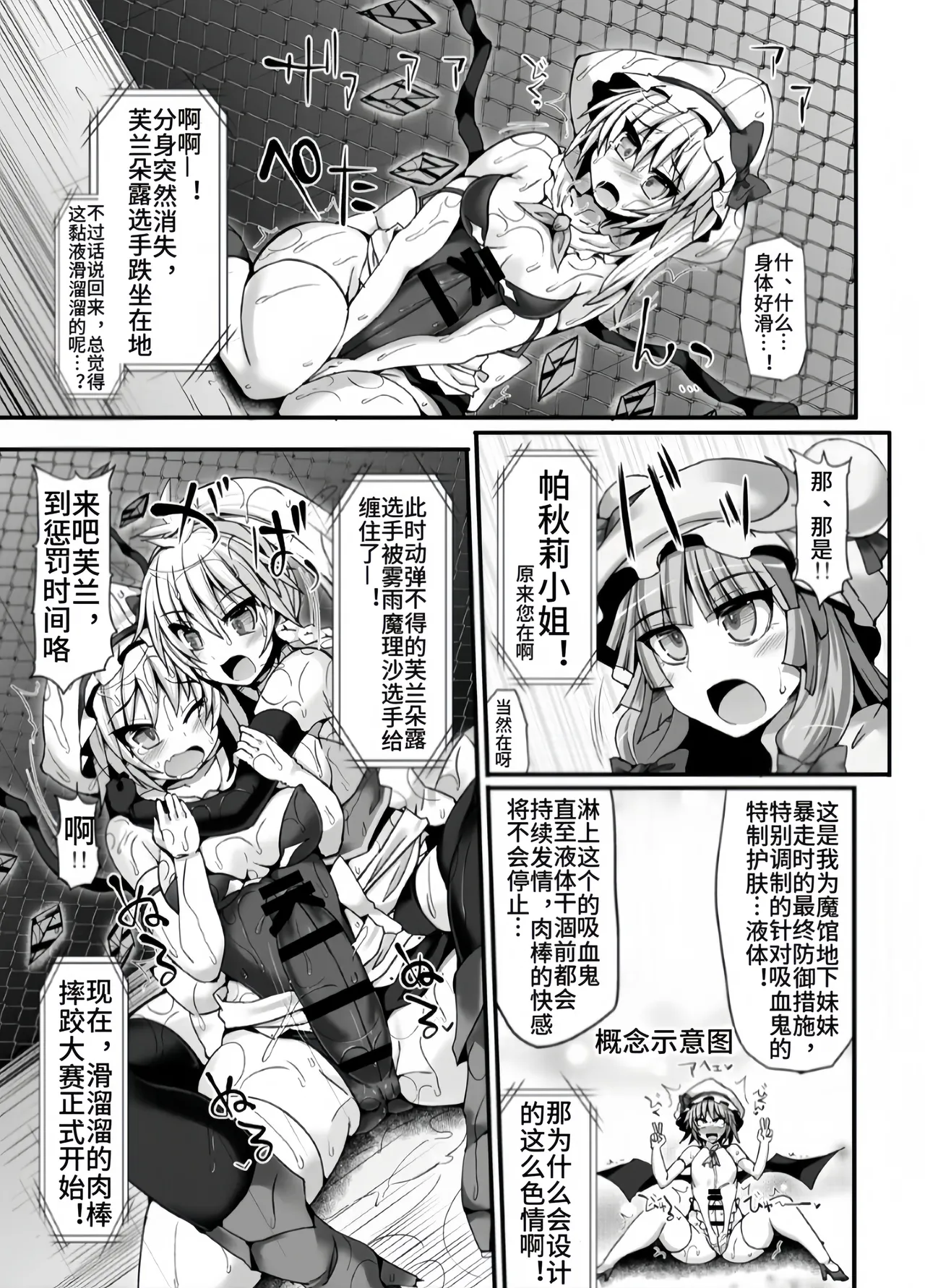 [Stapspats (Hisui)] Gensoukyou Futanari Chinpo Wrestling 6 - Marisa VS Flandre【Chinese】 图片编号 24