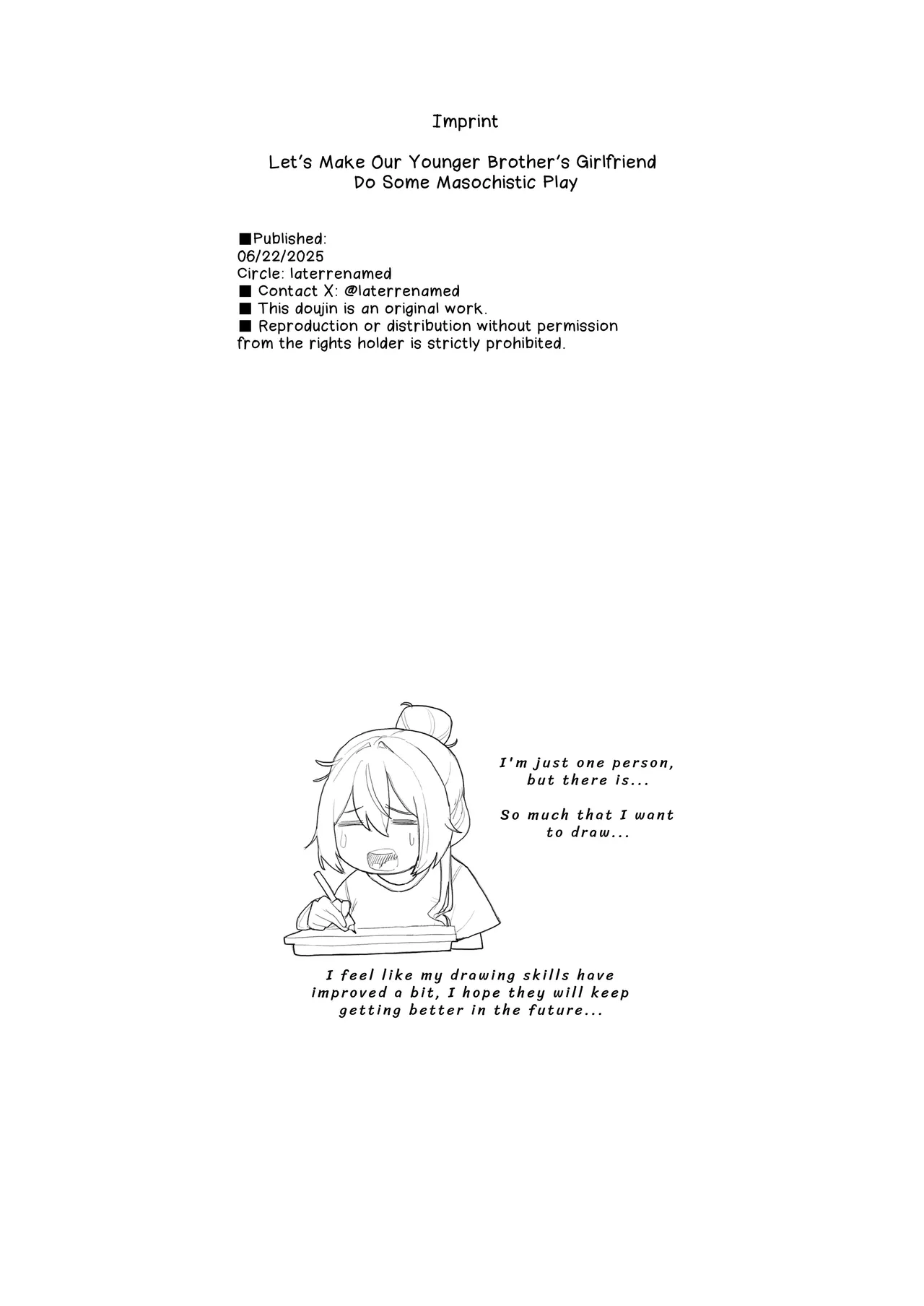 [laterrenamed] Otouto no Kanojo ni Do-M Play Sasechaou | Let's Make Our Brother's Girlfriend Do Some Masochistic Play [English] [Penguin Piper] 图片编号 60