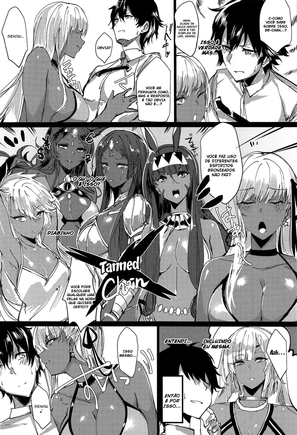 (C95) [Inuyoukan (Agetama)] Senpai Yappa Hentai (Fate/Grand Order) [Portuguese-BR] [Esquizofrenia Scans] 画像番号 3