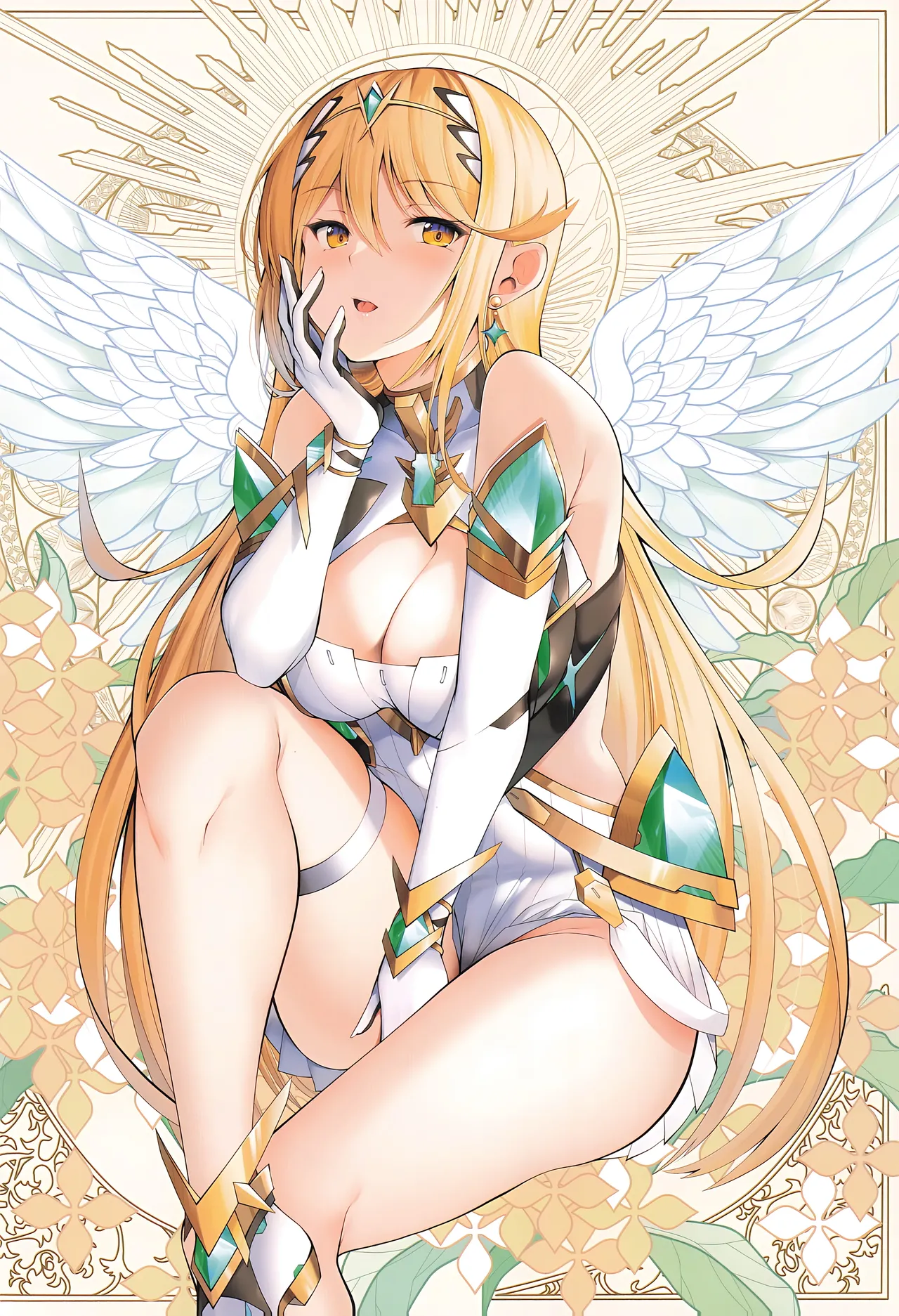 (C106) [DAIVE (KOU)] Rakuen (Xenoblade Chronicles 2) [Chinese] [甜族星人x我不看本子汉化] [Digital] 画像番号 4