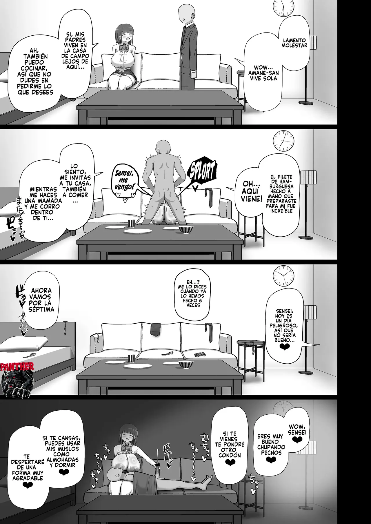 [Pastaskii] Sensei, Chotto Otsukare desu ka? | Se siente un poco cansado, Sensei? [Spanish] [Panther Scan] 画像番号 36