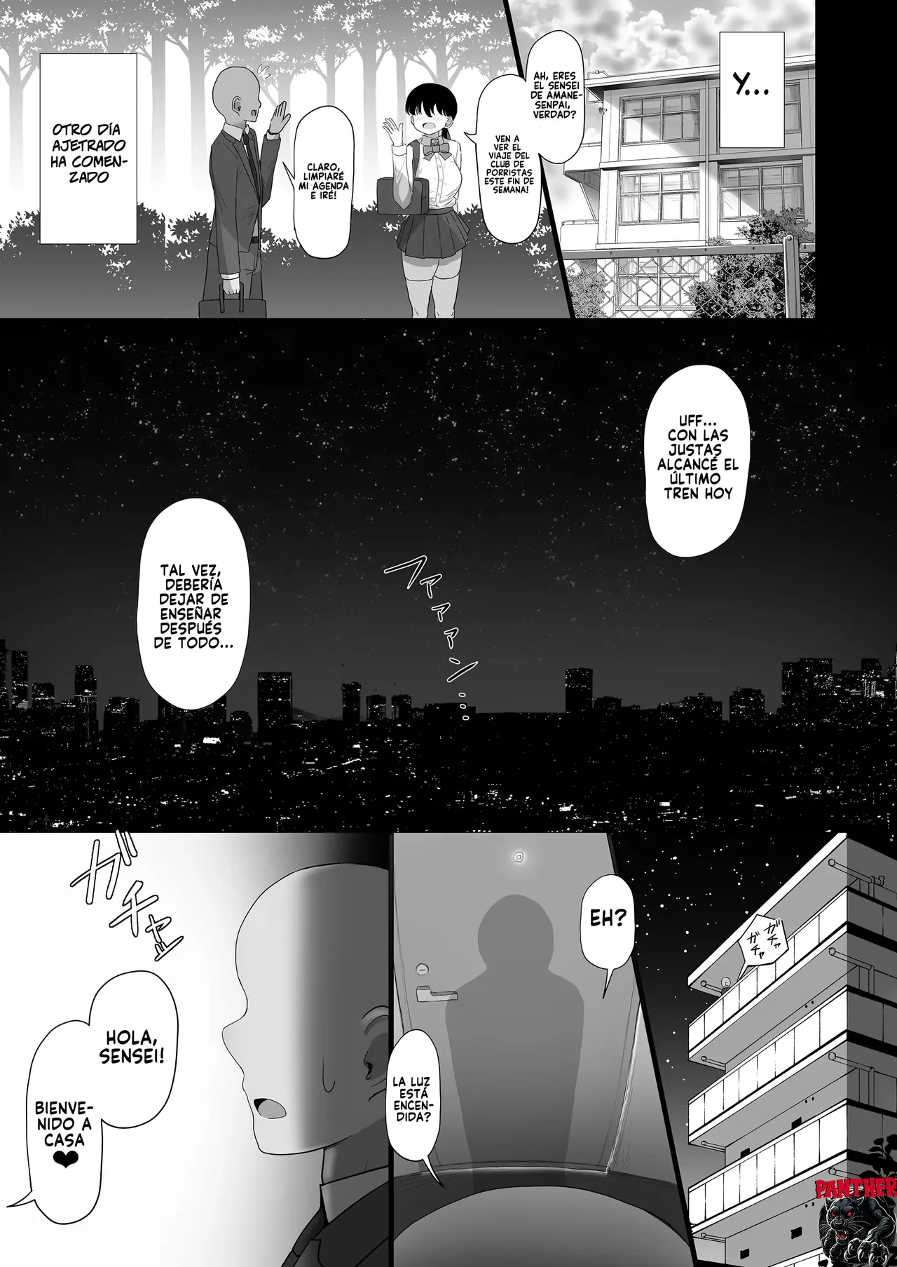 [Pastaskii] Sensei, Chotto Otsukare desu ka? | Se siente un poco cansado, Sensei? [Spanish] [Panther Scan] 画像番号 40