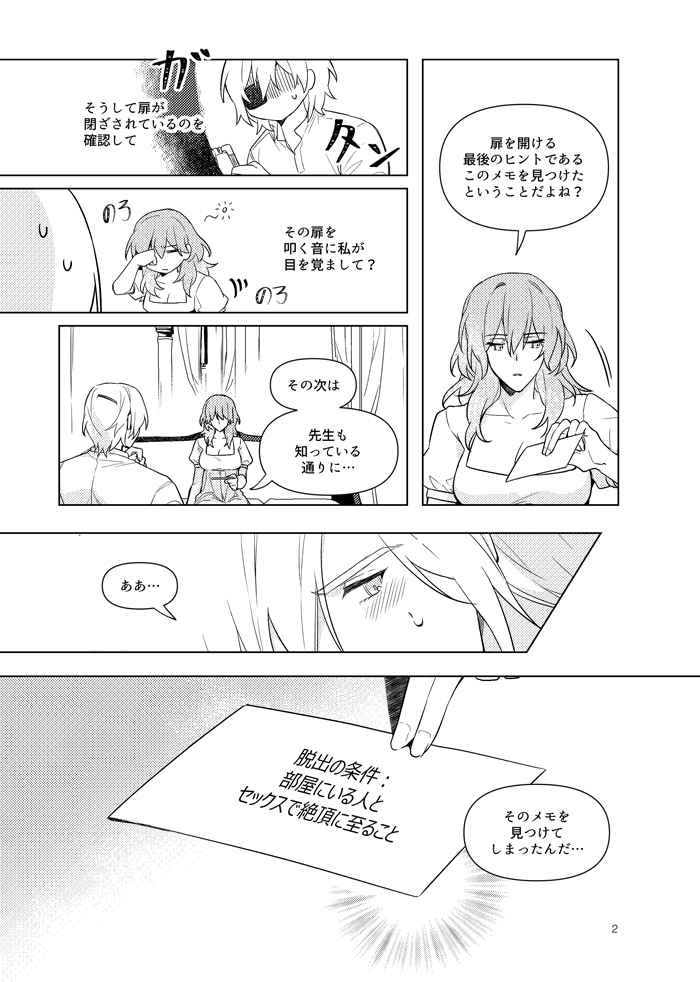 [from1to7 (KC)] XX shinakereba Derarenai Heya (Fire Emblem: Three Houses) [Sample] 画像番号 3