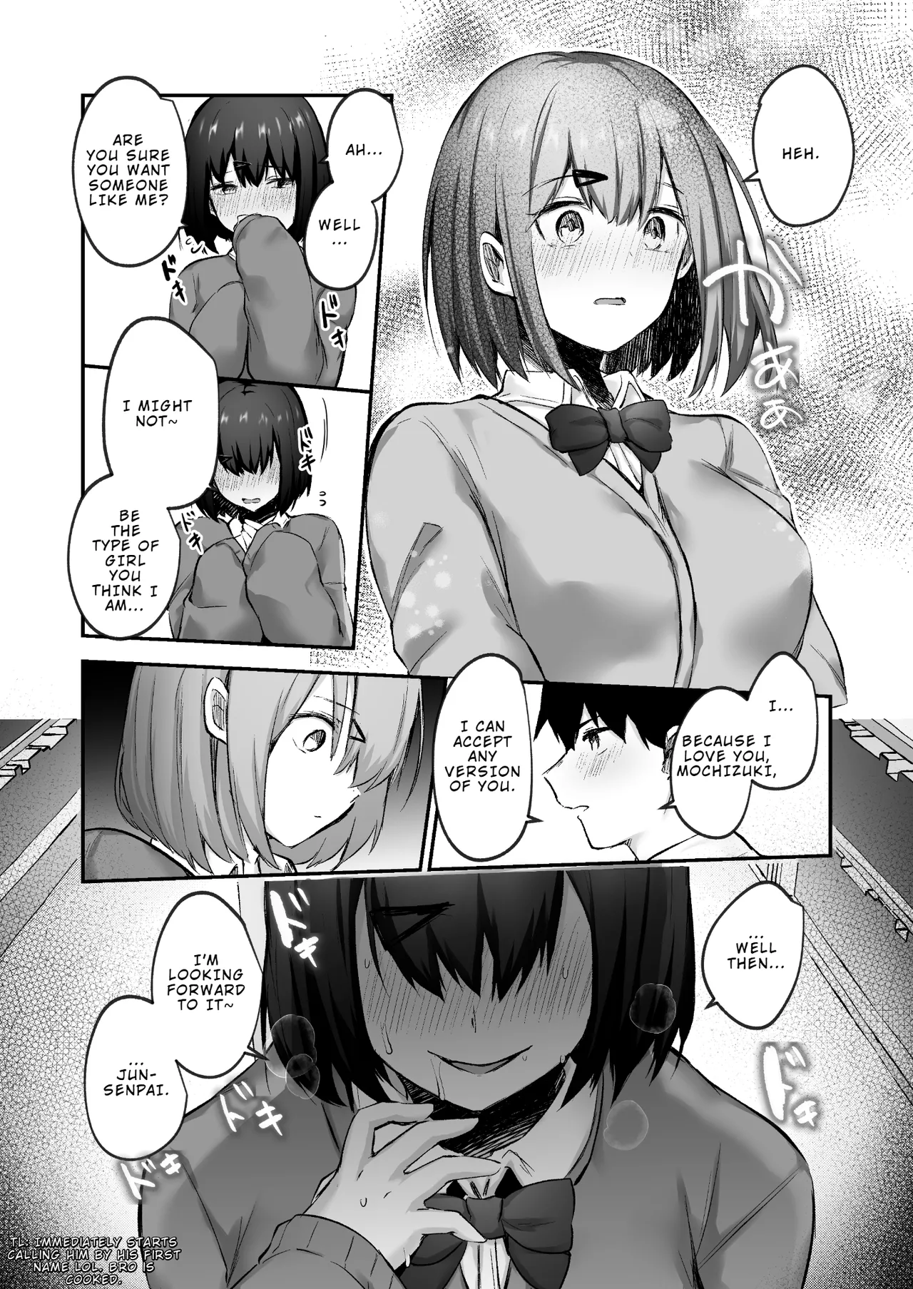 [Doushoku (Abisuguru)] Senpai, Tabete mo Ii desu ka? | Senpai, is it okay for me to eat you up? [English] [Digital] image number 5