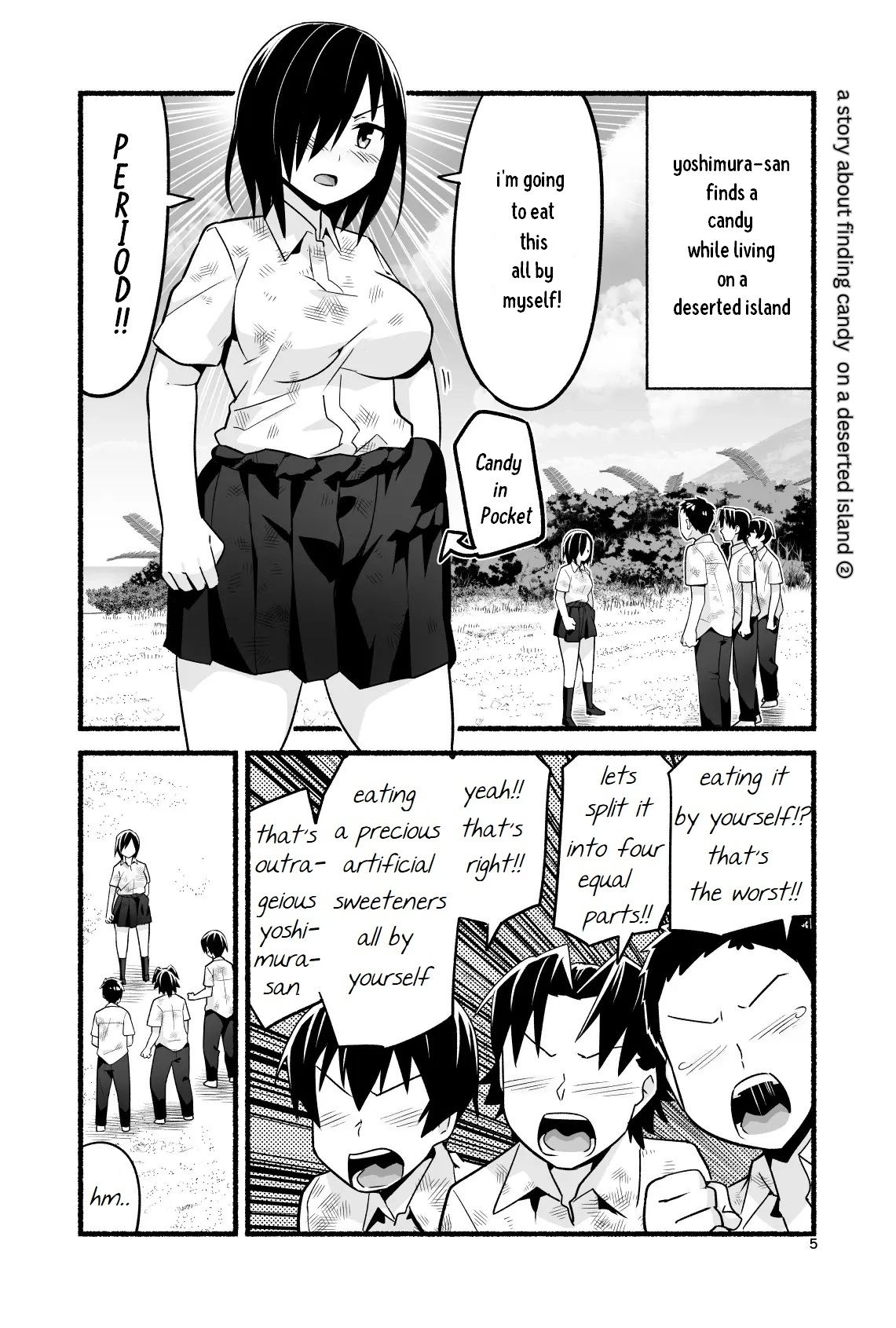 [OTOREKO (Toilet Komoru)] Mujintou de Ame-dama o Mitsukeru Hanashi. Yoshimura-san! 4 [Digital] [English] [B-Rabbit] Bildnummer 10