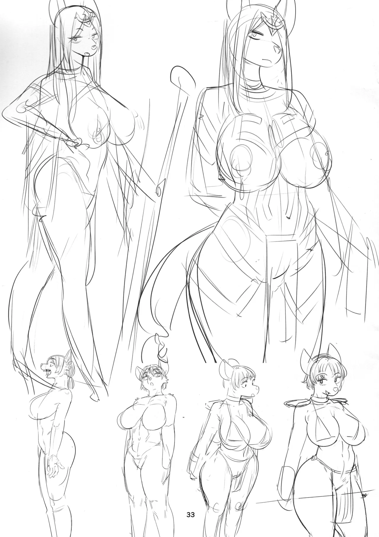 (Kemoket 16) [Kemono Ekaki no Kousoku 2 (Sindoll)] Rough Sketch Paste image number 33