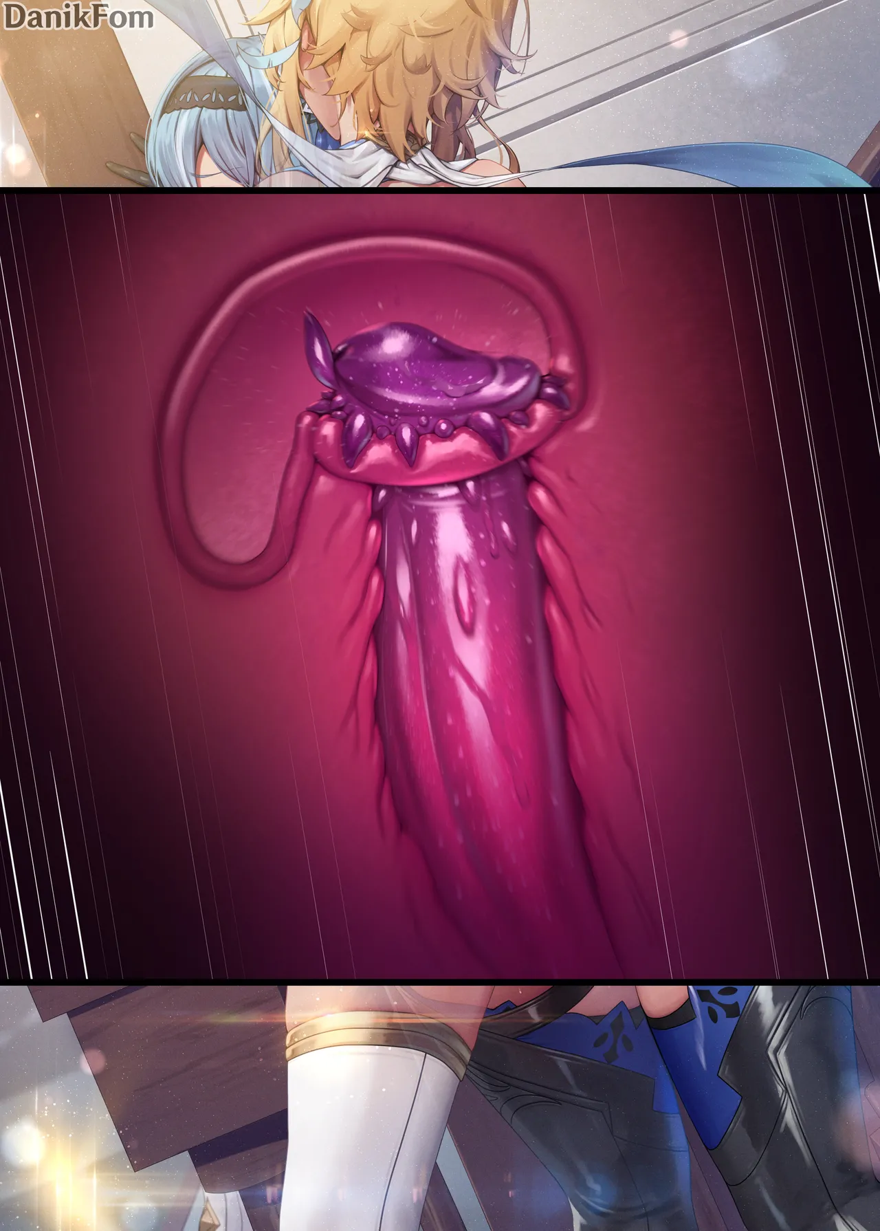 [MANA] Eula x Lumine [Russian] (translate by: Danik_Fom) image number 15