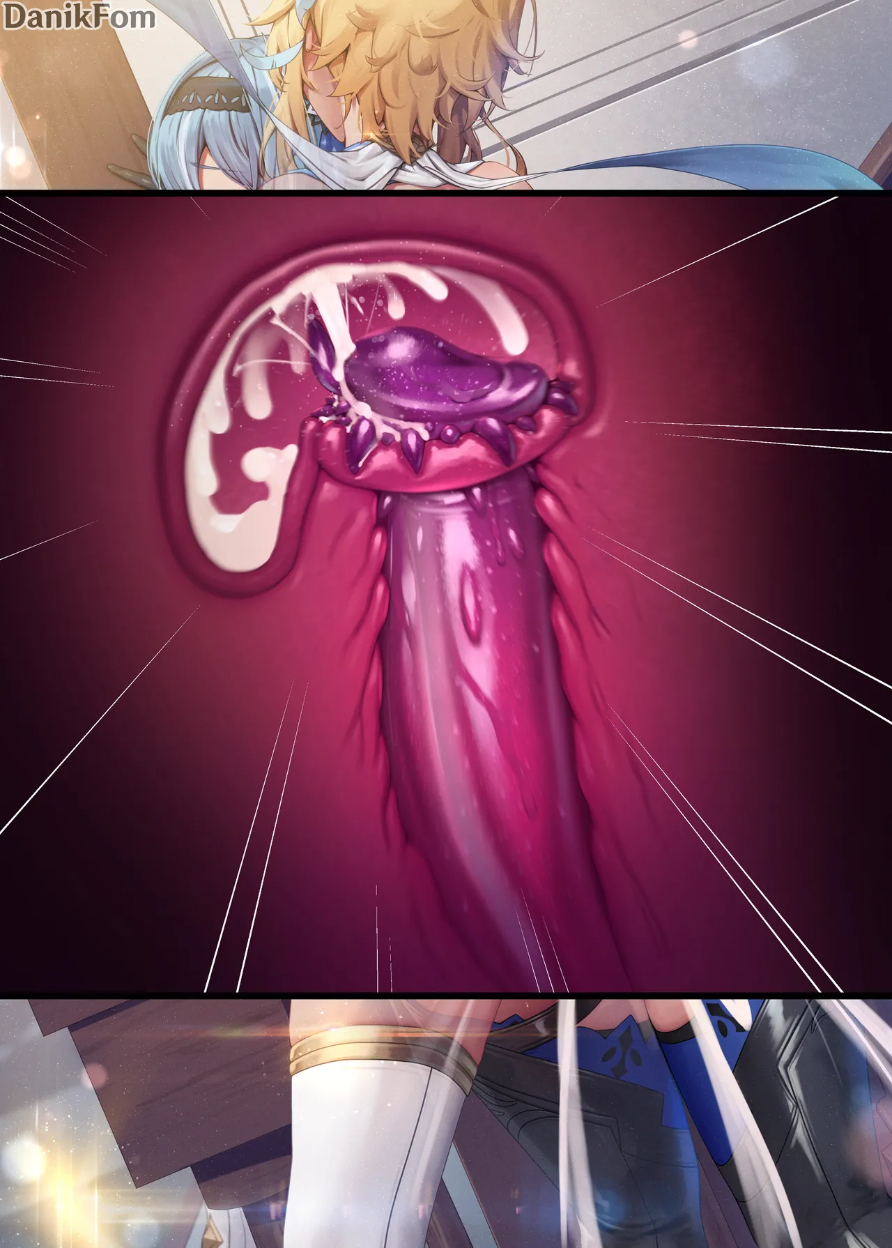 [MANA] Eula x Lumine [Russian] (translate by: Danik_Fom) image number 17