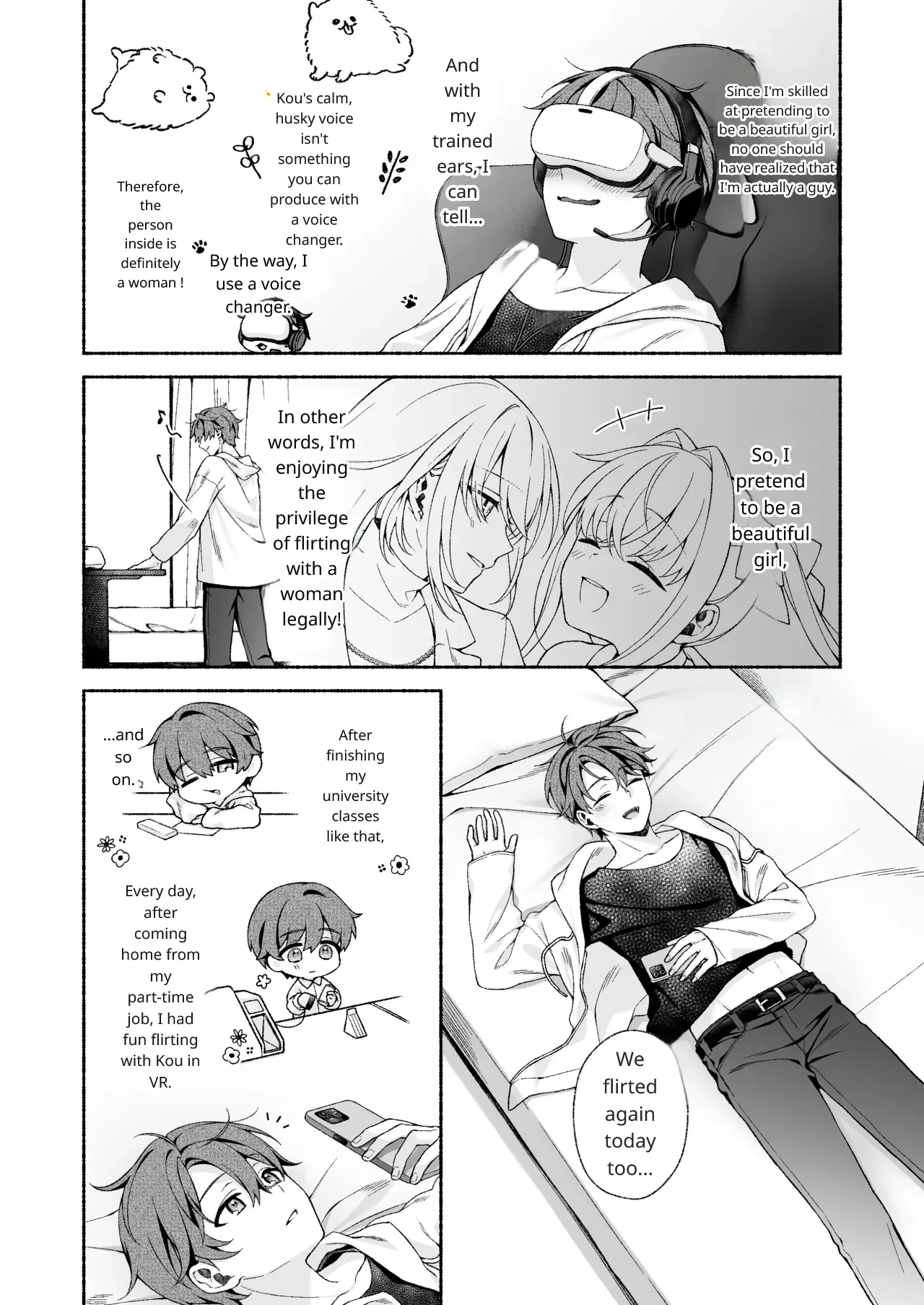 [Amuai Okashi Seisakusho (LiO)] VR no Hazu datta!! | It Was Supposed to Be VR!! [English] [Comics Enjoyer] image number 5