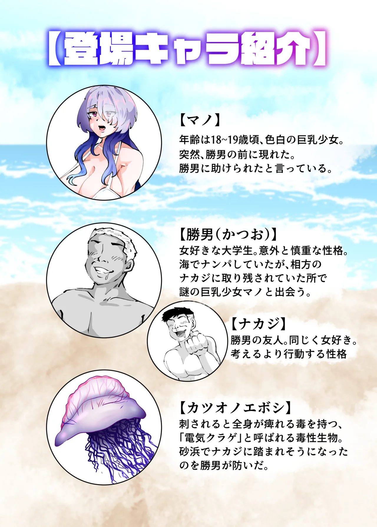 [Miyamoto Mura (Matahachi)] Tasuketa Doku Kurage ni Gachikoi Gohoushi Sareru Hanashi image number 2