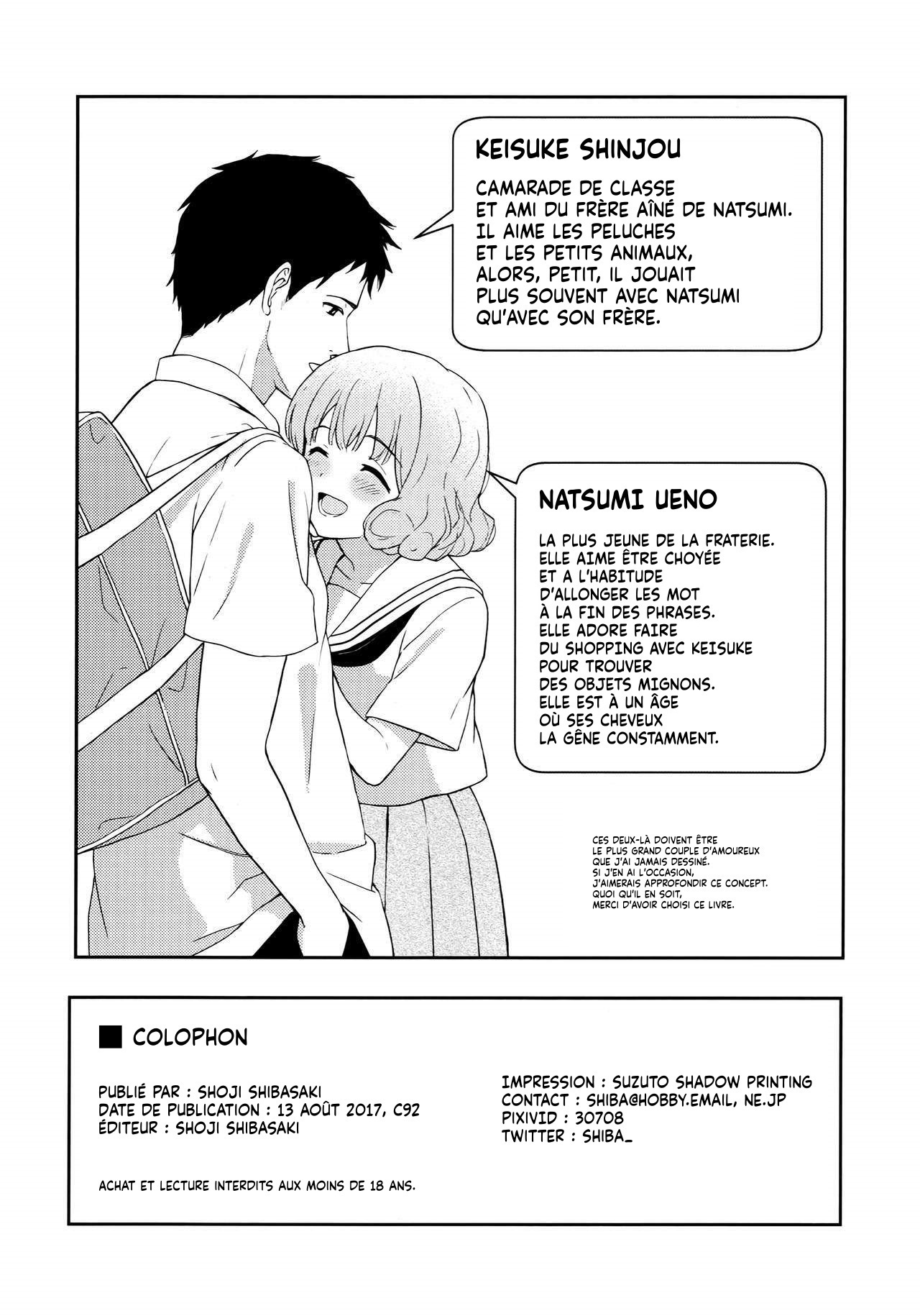 (C92) [Shibasaki Shouji (Shibasaki Syouzi)] FLUFFY LAUGH GIRL | La Fille aux Cheveux Doux [French] [Lopxi] image number 17