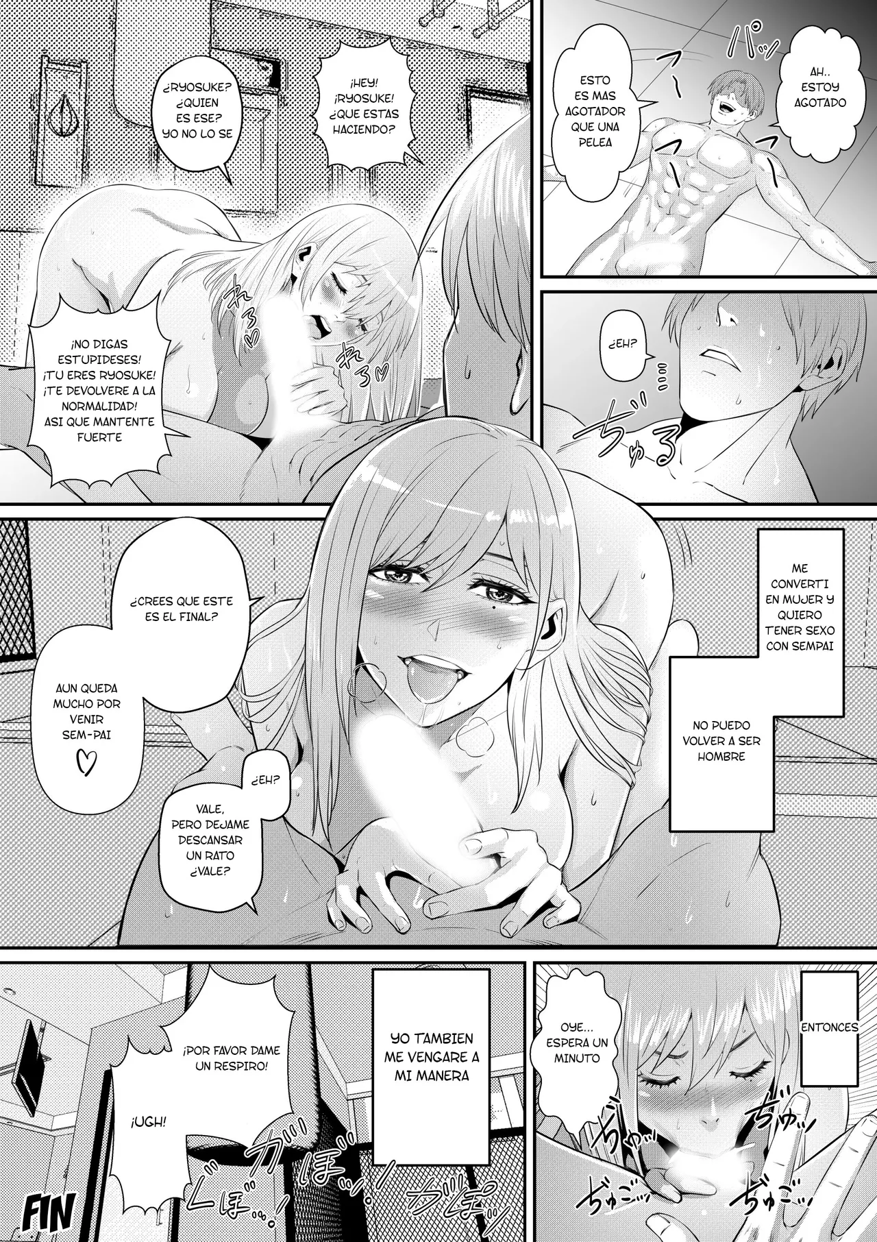 Senpai ni Nyotaikasarete Onna ni Sareta Ken Ch.1 [TF SCANS] image number 33