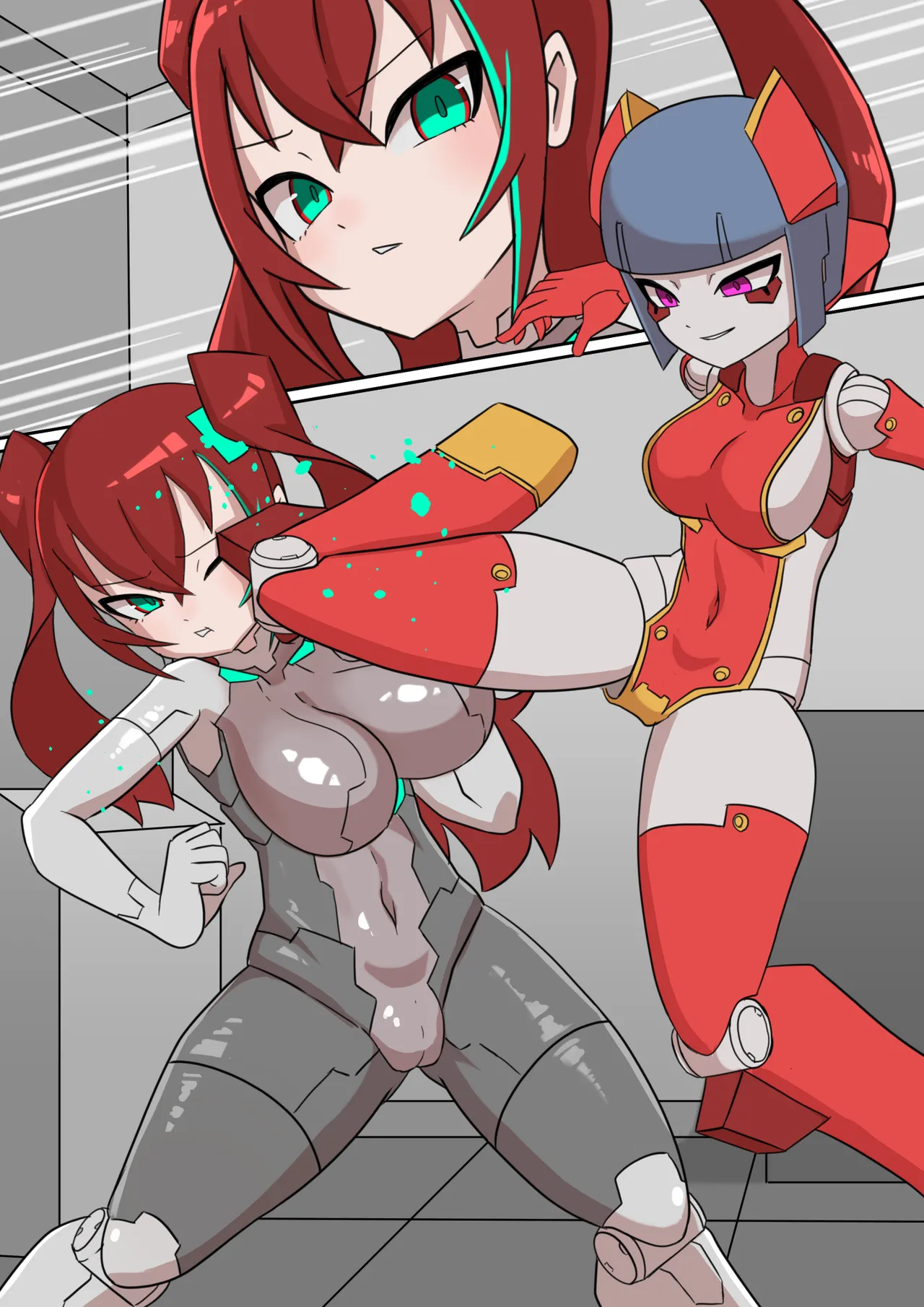 [Z.o.e.a] 正義のサイボーグヒロイン脳破壊調教 (セリフあり+セリフ無し) 画像番号 48