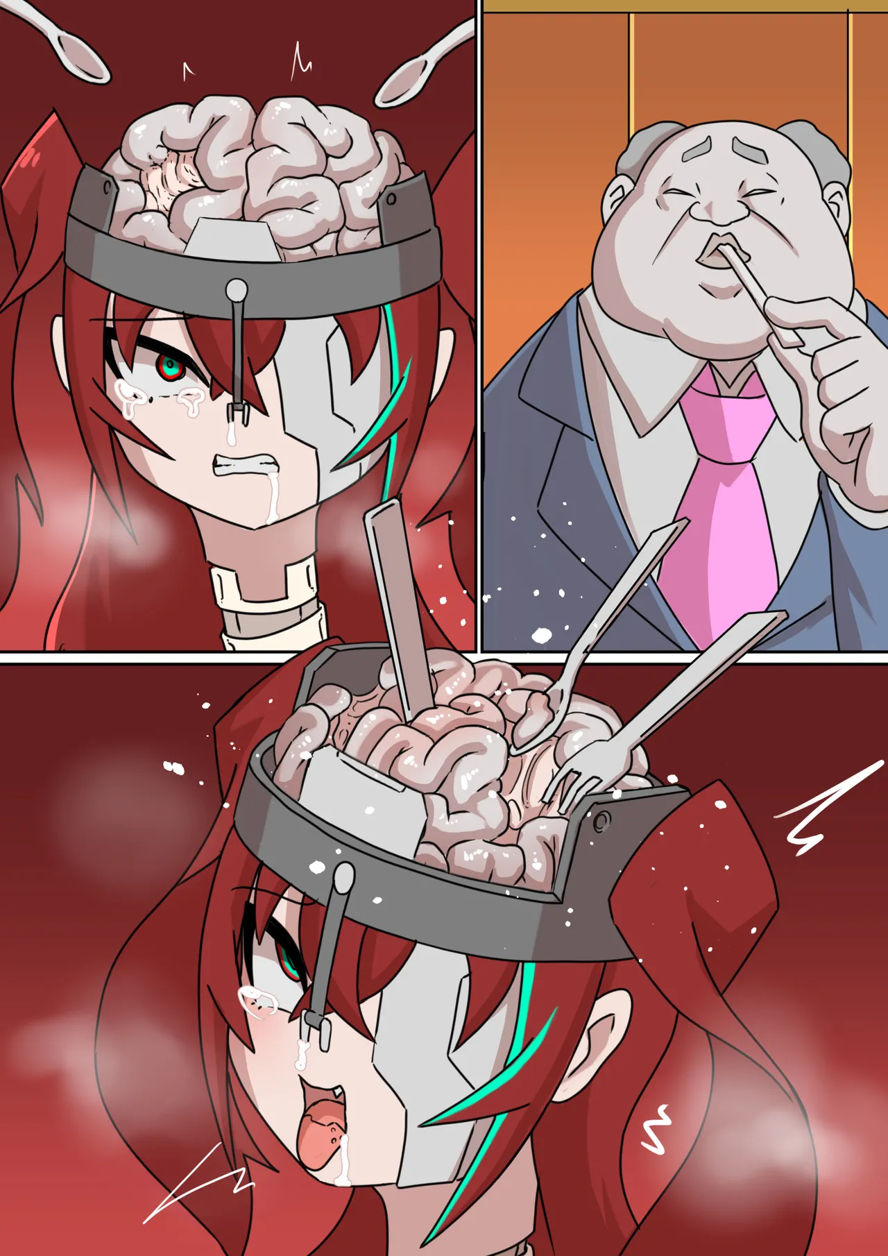 [Z.o.e.a] 正義のサイボーグヒロイン脳破壊調教 (セリフあり+セリフ無し) 画像番号 65