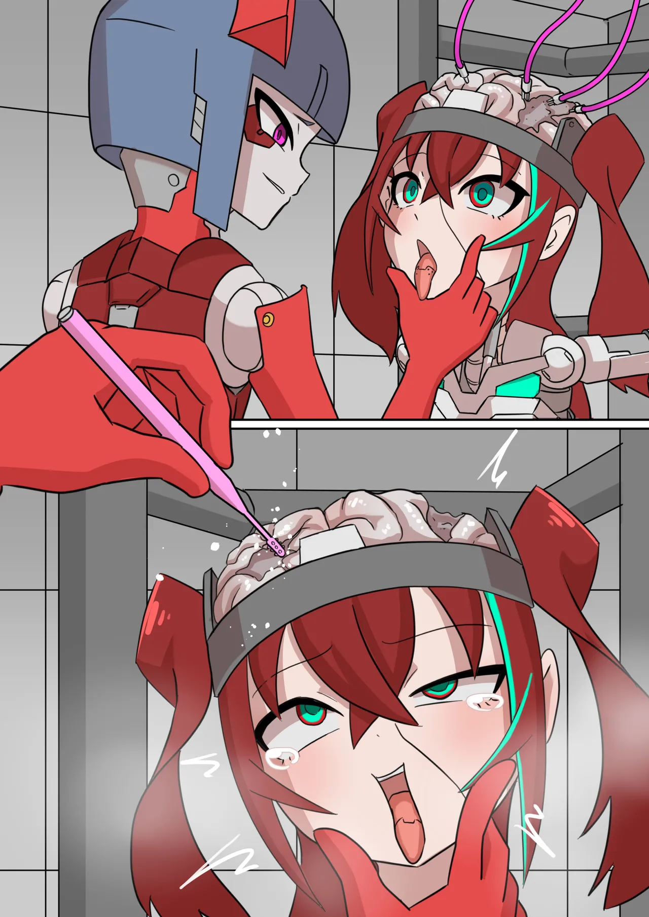 [Z.o.e.a] 正義のサイボーグヒロイン脳破壊調教 (セリフあり+セリフ無し) 画像番号 69