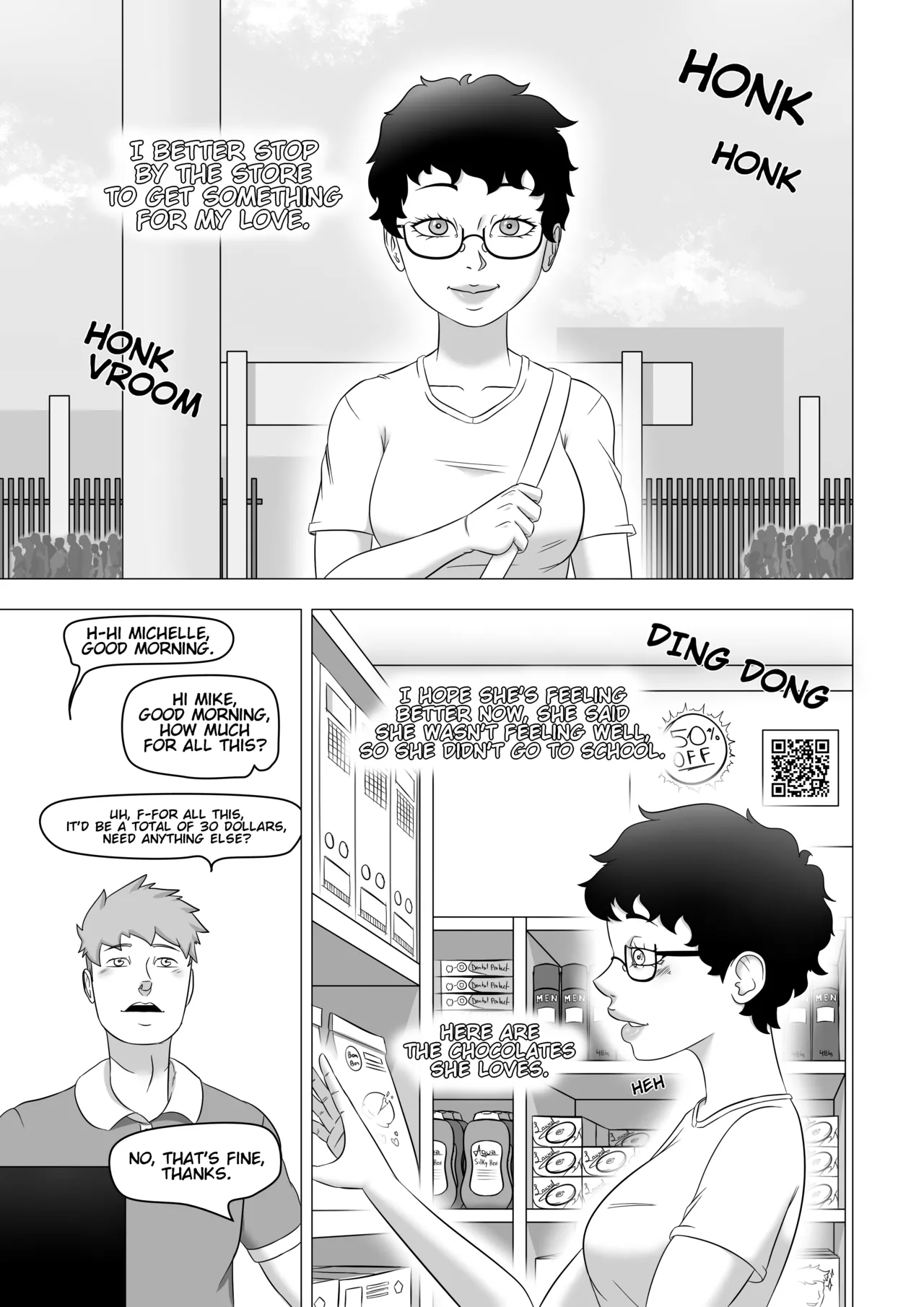 [NoirEros] My Unruly Girlfriend - Chapter 1 (ENG) numero di immagine  2