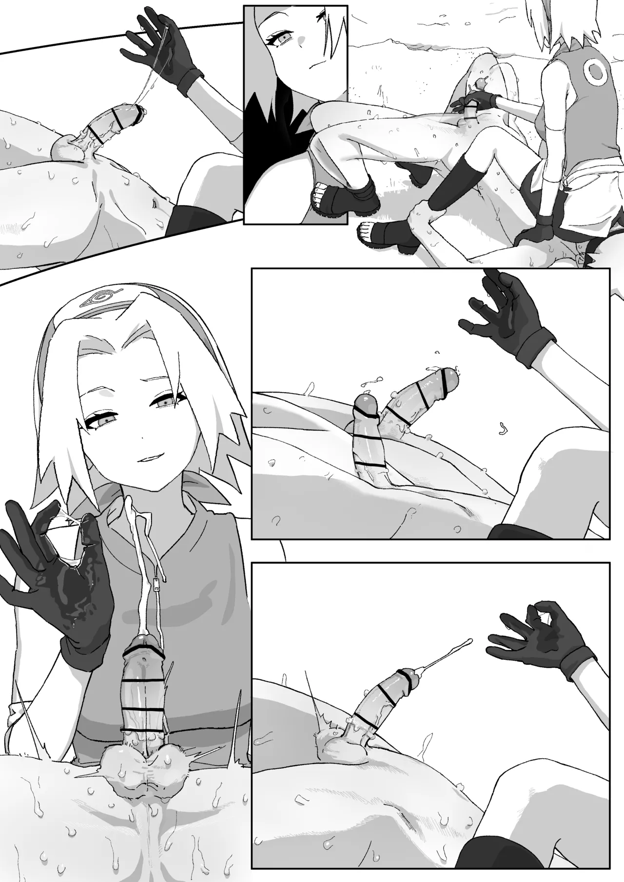 [5ナン] サクラちゃんのぐっちょぐちょに濡れた穴にちんぽつっこんで下から腰ヘコした結果… (NARUTO -ナルト-) 이미지 번호 11