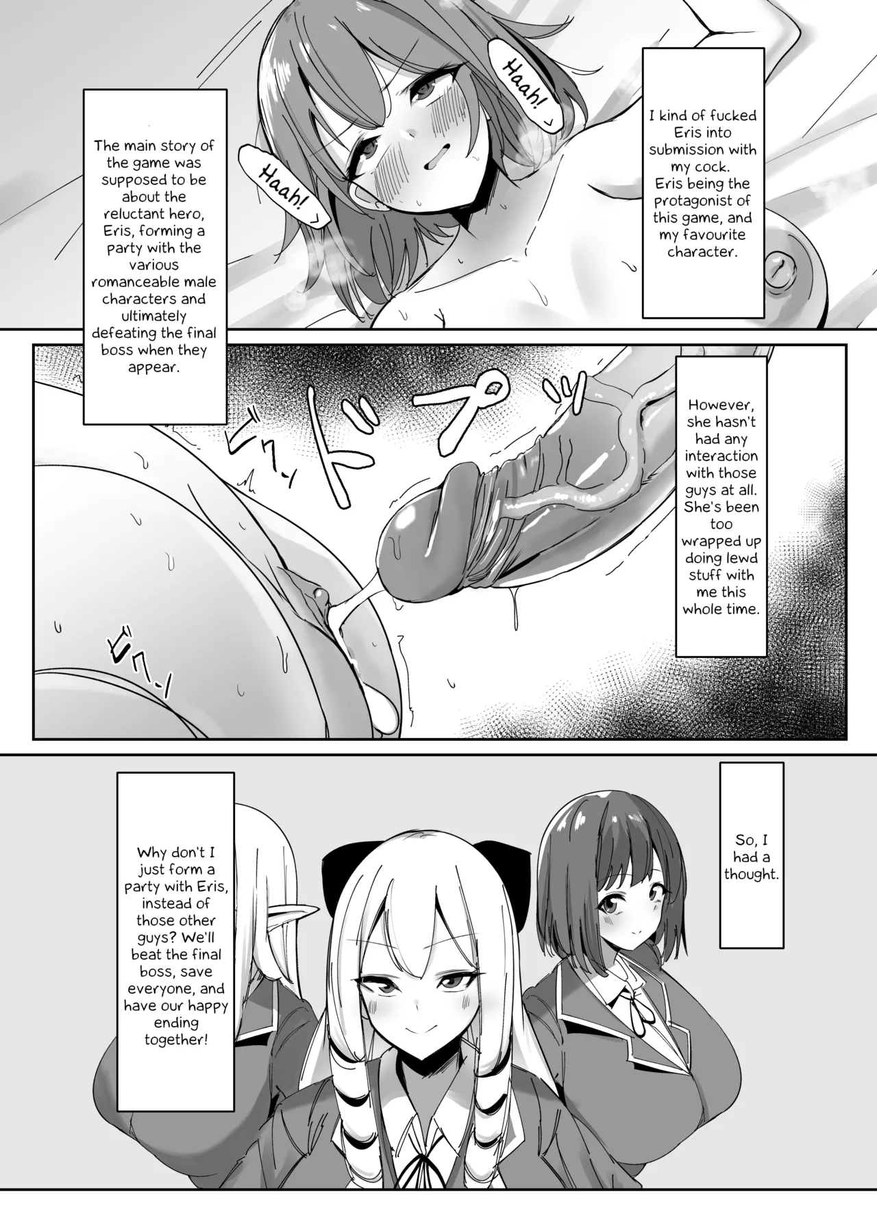 [COSCOteikoku (sella)] Otome Game no Akuyaku Reijou ni Tensei Shitara Ura Settei de Futanari deshita ~Ch. 2~ | I was reincarnated as a villainess in an otome Game who was a futanari in her backstory [English] [Erelzen] [Decensored] [Digital] numero di immagine  4