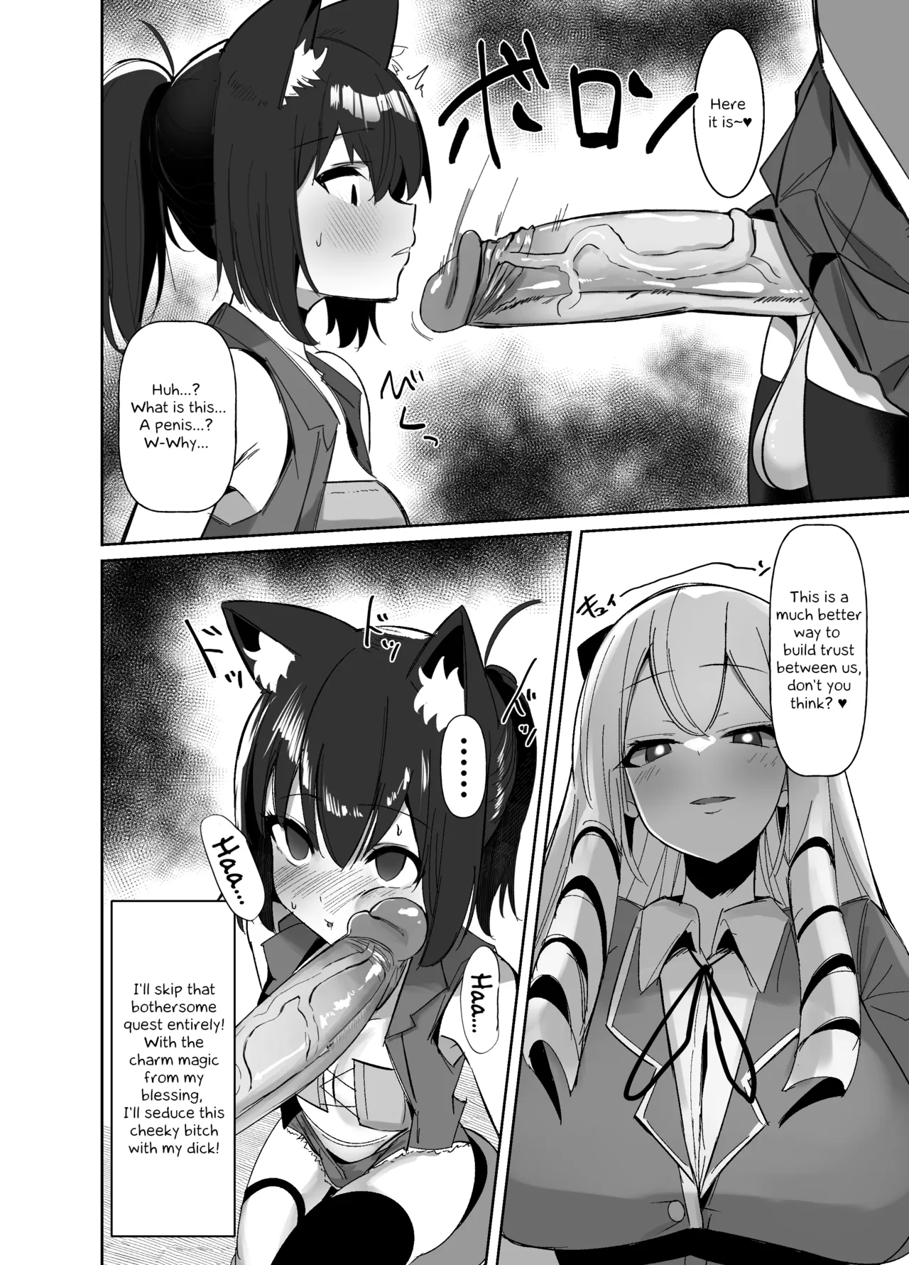 [COSCOteikoku (sella)] Otome Game no Akuyaku Reijou ni Tensei Shitara Ura Settei de Futanari deshita ~Ch. 2~ | I was reincarnated as a villainess in an otome Game who was a futanari in her backstory [English] [Erelzen] [Decensored] [Digital] numero di immagine  7