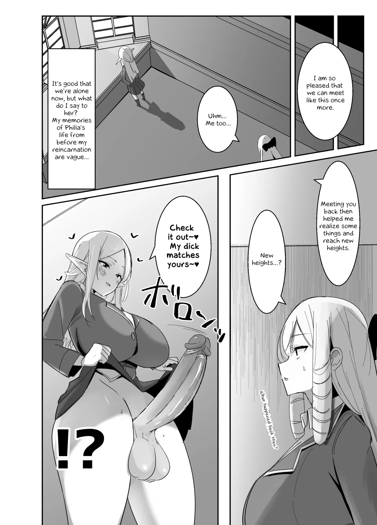 [COSCOteikoku (sella)] Otome Game no Akuyaku Reijou ni Tensei Shitara Ura Settei de Futanari deshita ~Ch. 2~ | I was reincarnated as a villainess in an otome Game who was a futanari in her backstory [English] [Erelzen] [Decensored] [Digital] numero di immagine  17