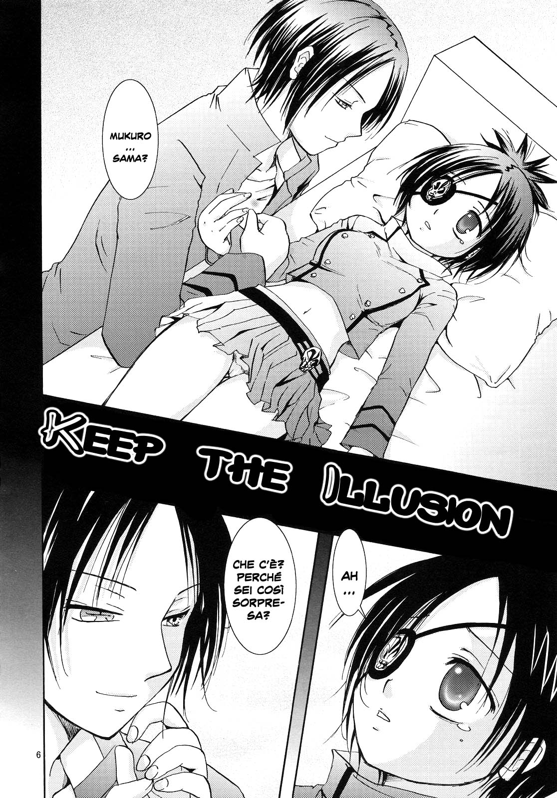 (C72) [Kotonoya (Kirihara Futaha)] KEEP THE ILLUSION (Katekyo Hitman REBORN!) [Italian] image number 6