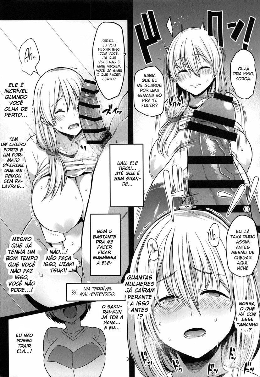 (COMIC1☆15) [Rorinoutage (Shimantogawa)] Uzaki Mama wa Mousou ga Tomaranai! (Uzaki-Chan wa Asobitai!) [Portuguese-BR] 이미지 번호 7