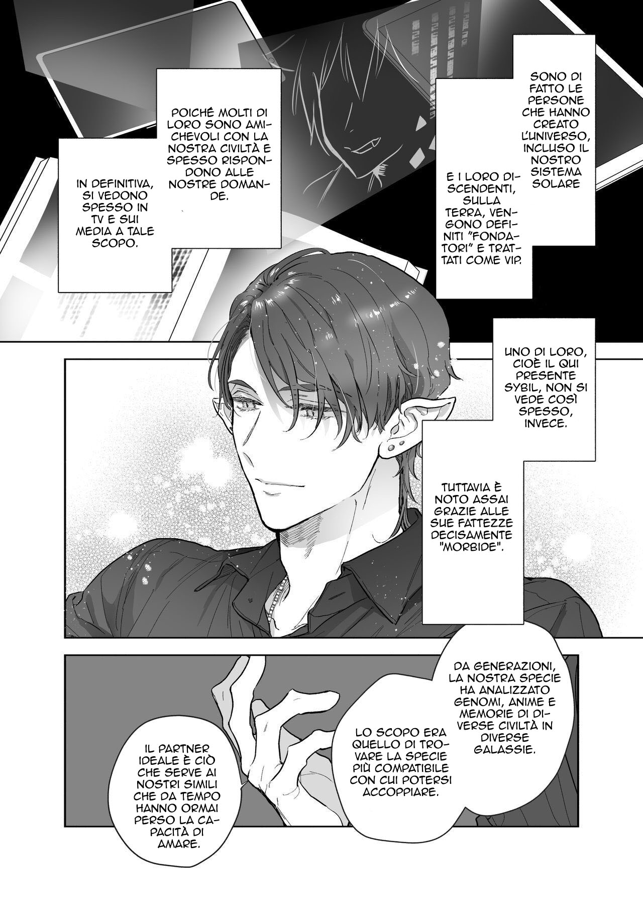 [Kimi ni Shuushin (Burger Sand Kimi)] Uchuu no Siso-sama no Tugai ni Naru shika Nai! | Il Polisposo [Italian] 图片编号 6